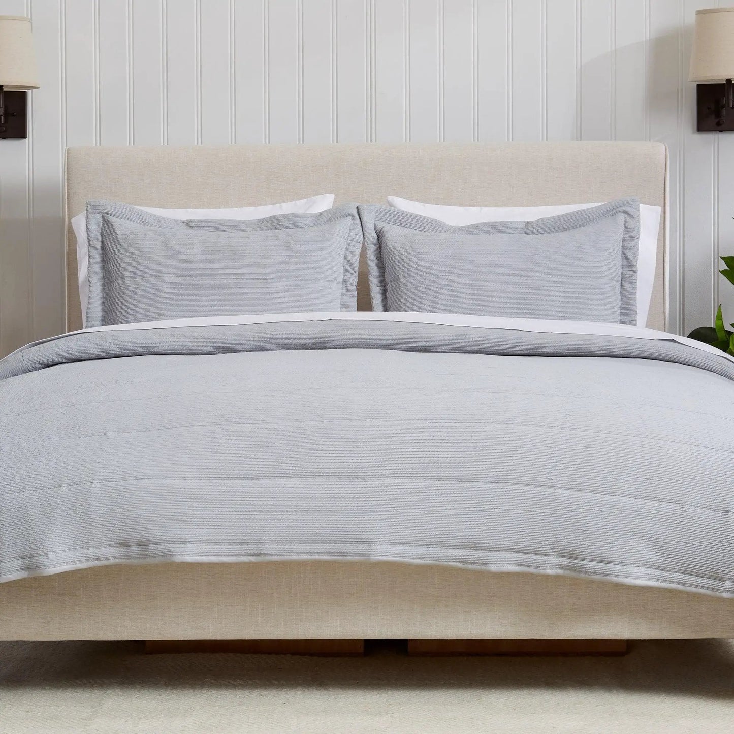 Textured Striped Quilt Set - Ellie Collection from PriceLows™