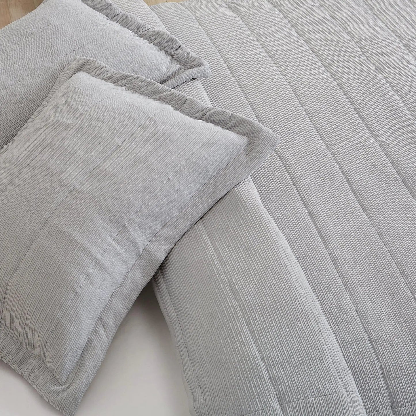 Textured Striped Quilt Set - Ellie Collection from PriceLows™