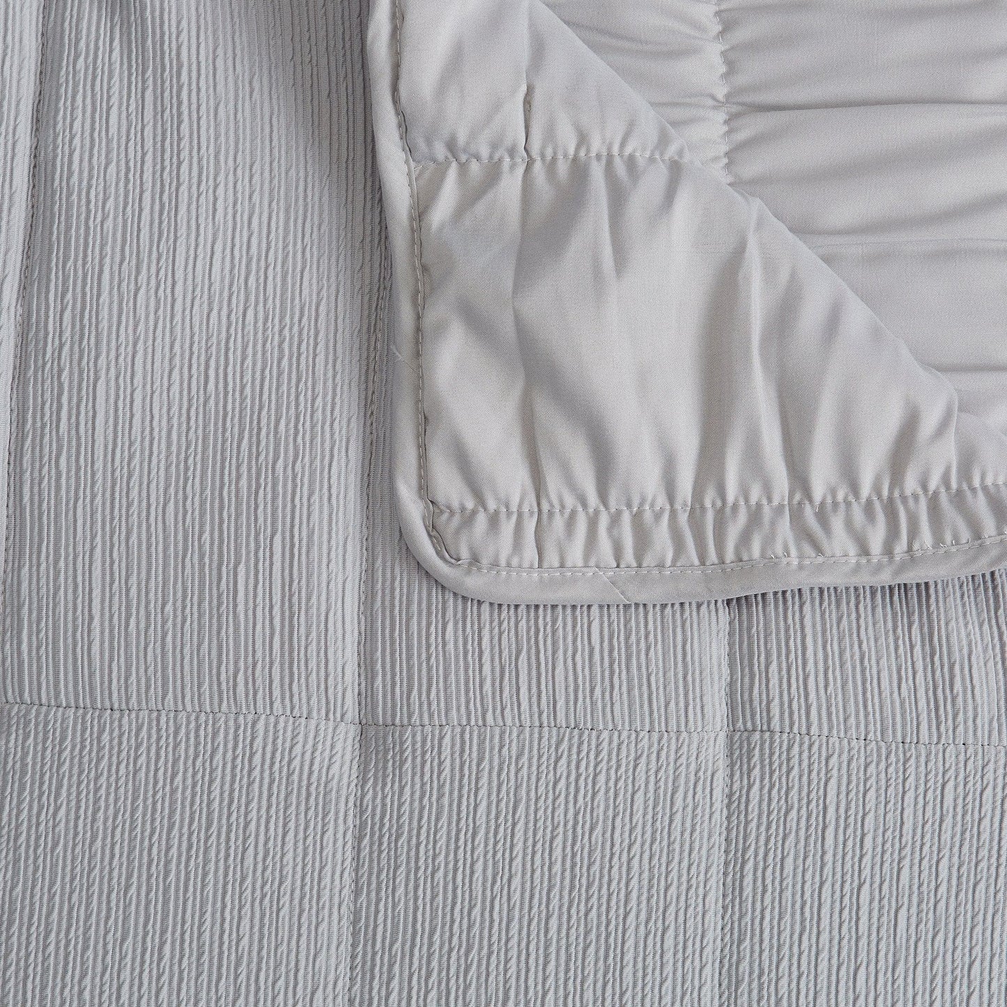 Textured Striped Quilt Set - Ellie Collection from PriceLows™