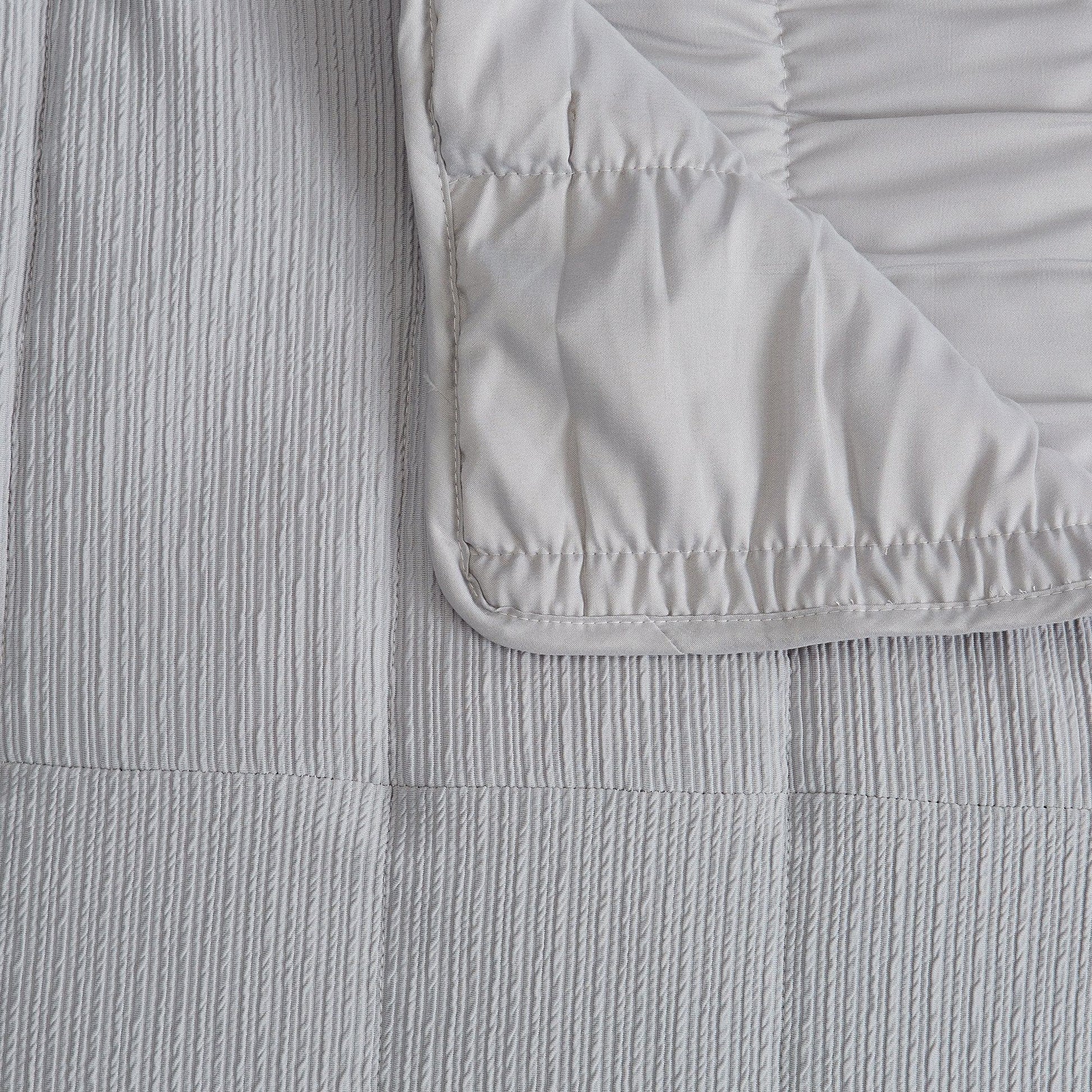 Textured Striped Quilt Set - Ellie Collection from PriceLows™
