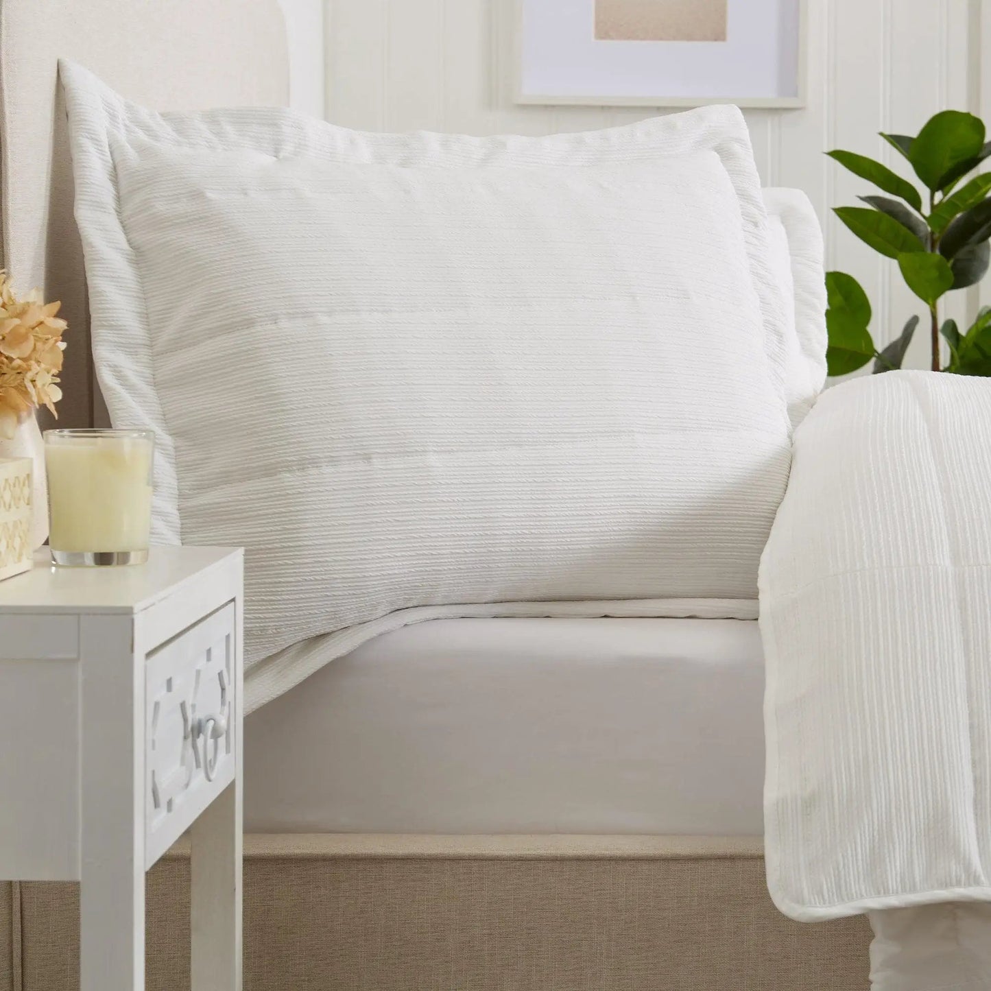 Textured Striped Quilt Set - Ellie Collection from PriceLows™