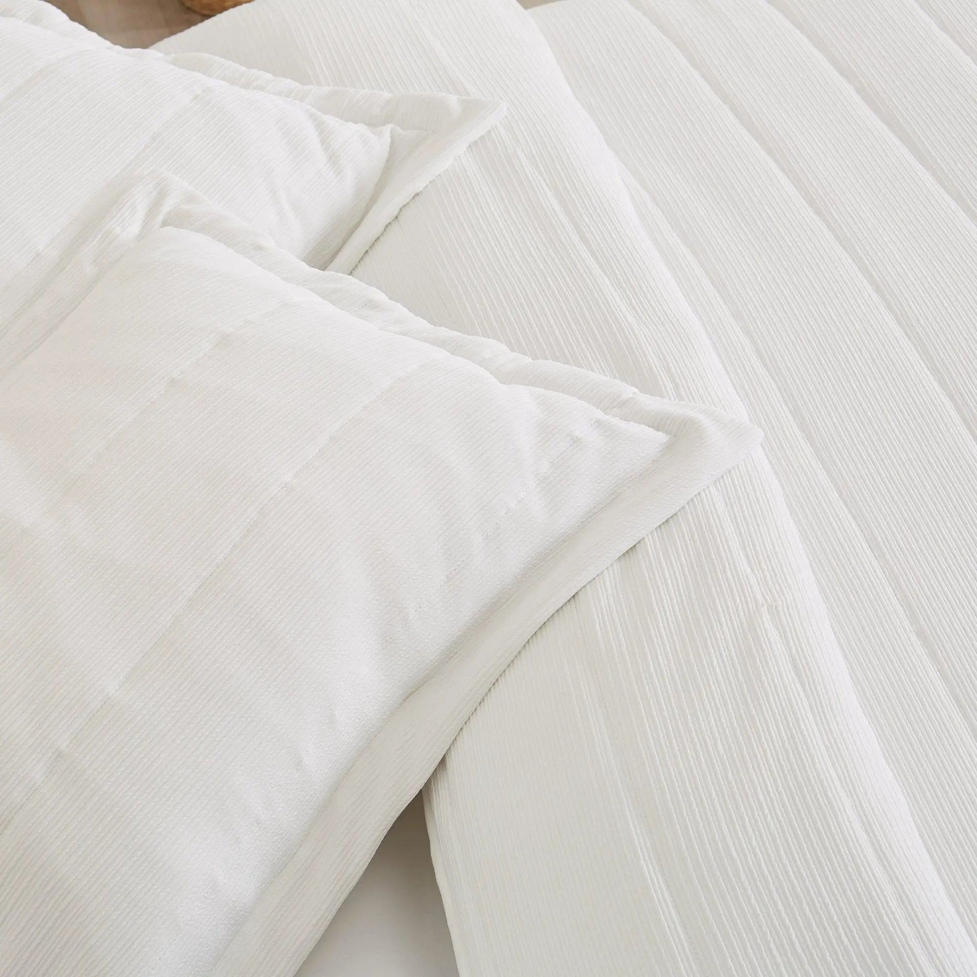 Textured Striped Quilt Set - Ellie Collection from PriceLows™