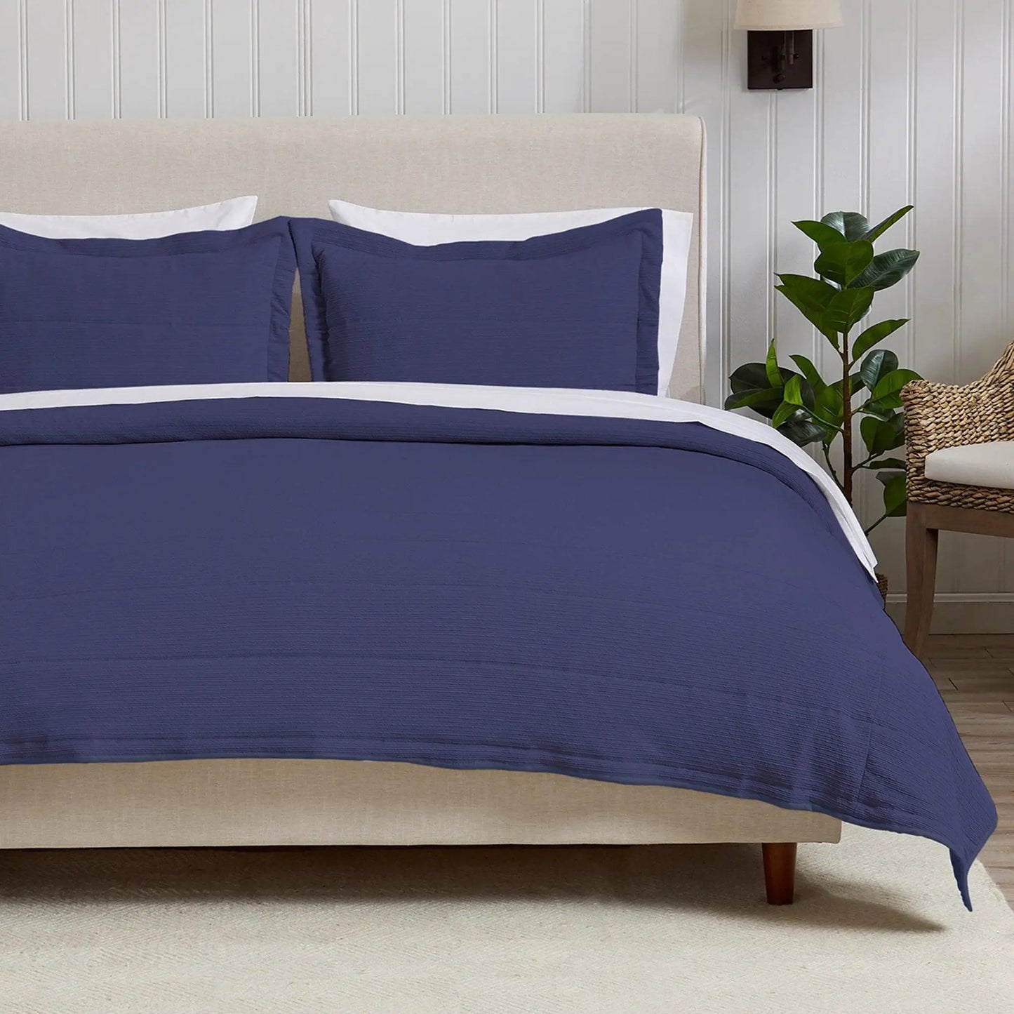 Textured Striped Quilt Set - Ellie Collection from PriceLows™
