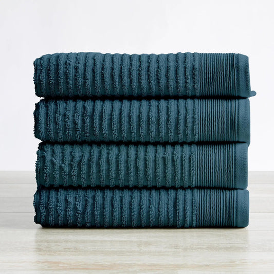 4 Pack Ribbed Hand Towels - Rori Collection from PriceLows™