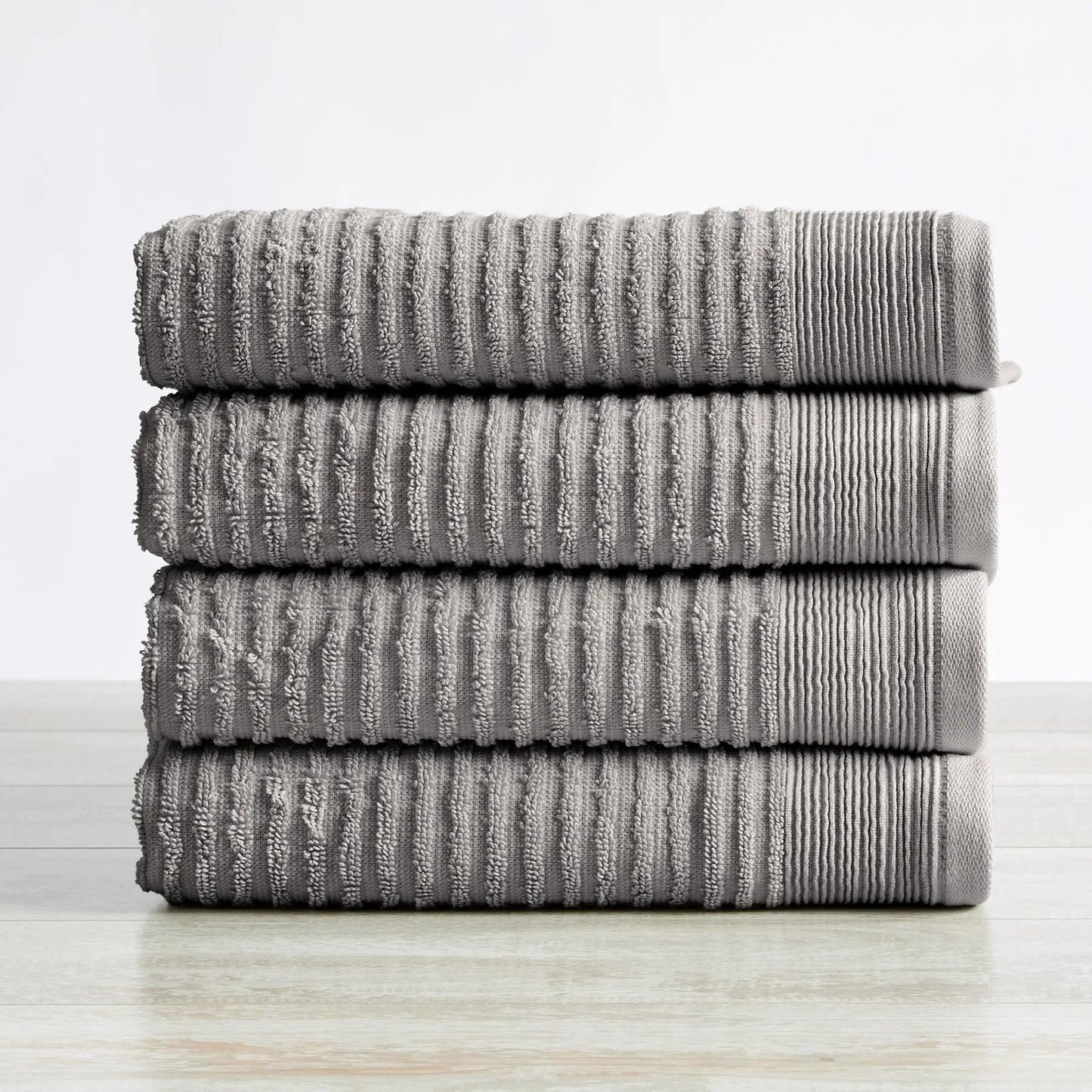 4 Pack Ribbed Hand Towels - Rori Collection from PriceLows™