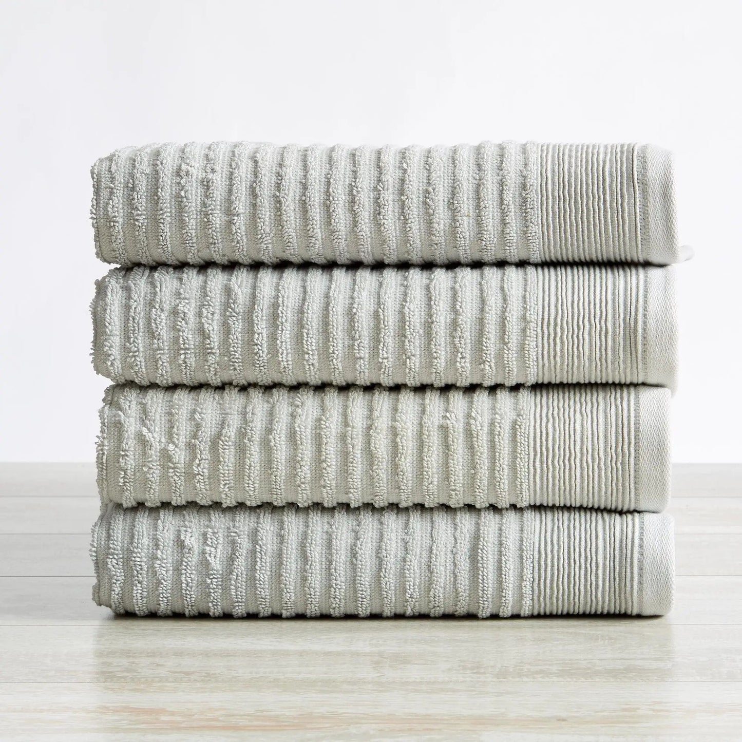 4 Pack Ribbed Hand Towels - Rori Collection from PriceLows™