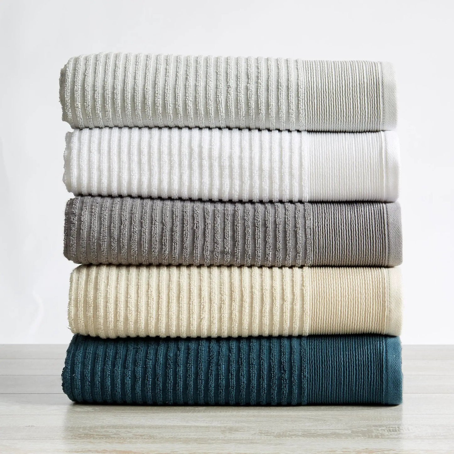4 Pack Ribbed Hand Towels - Rori Collection from PriceLows™