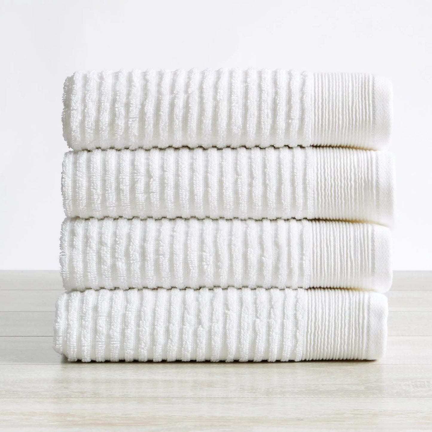 4 Pack Ribbed Hand Towels - Rori Collection from PriceLows™