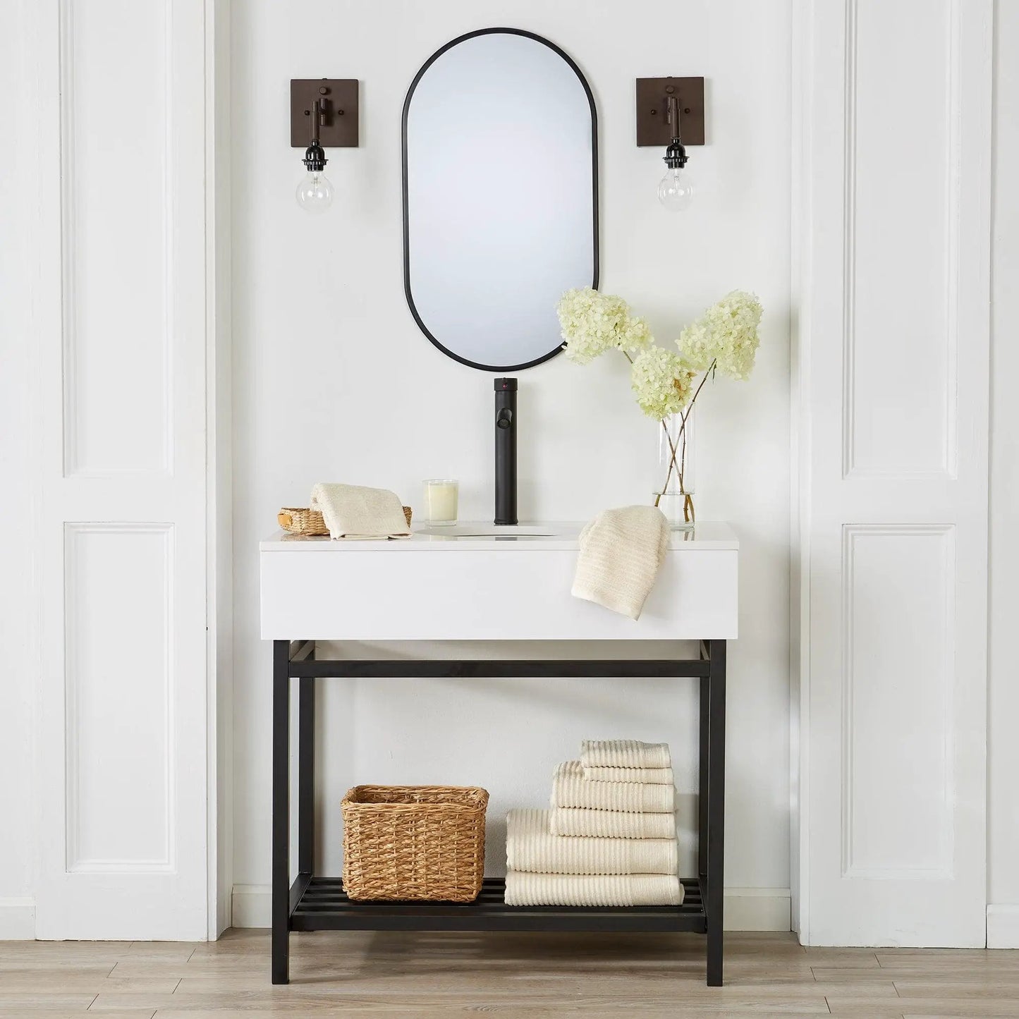 4 Pack Ribbed Hand Towels - Rori Collection from PriceLows™