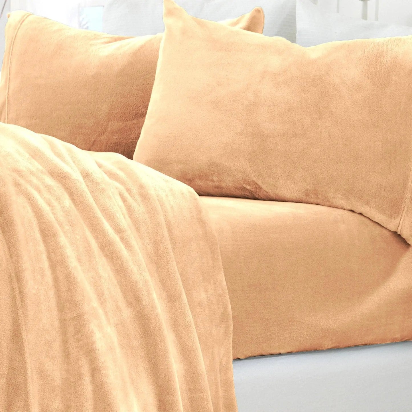 Solid Jewel-Toned Plush Sheet - Velvet Luxe Collection from PriceLows™
