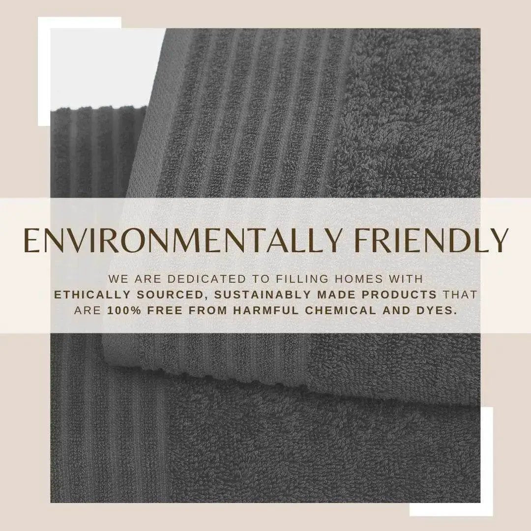 4 Pack Cotton Bath Towels - Kasper Collection from PriceLows™