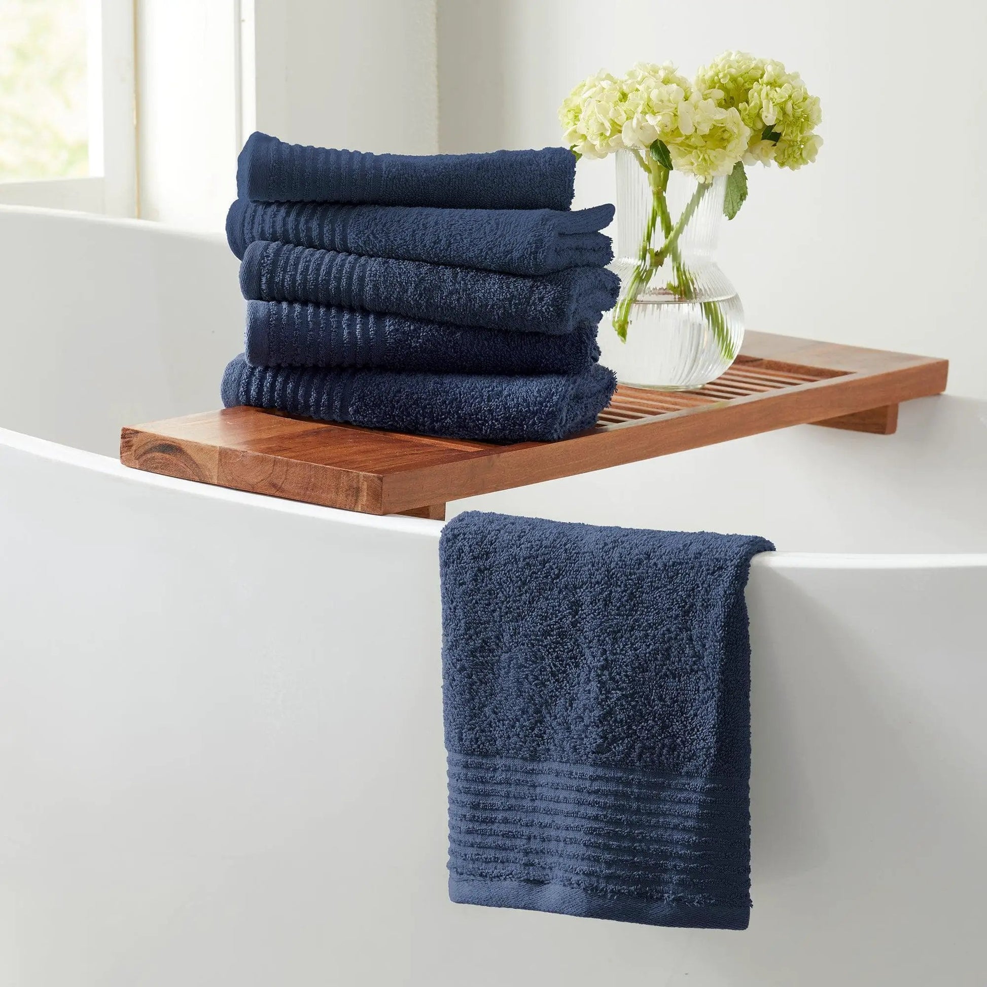 4 Pack Cotton Bath Towels - Kasper Collection from PriceLows™