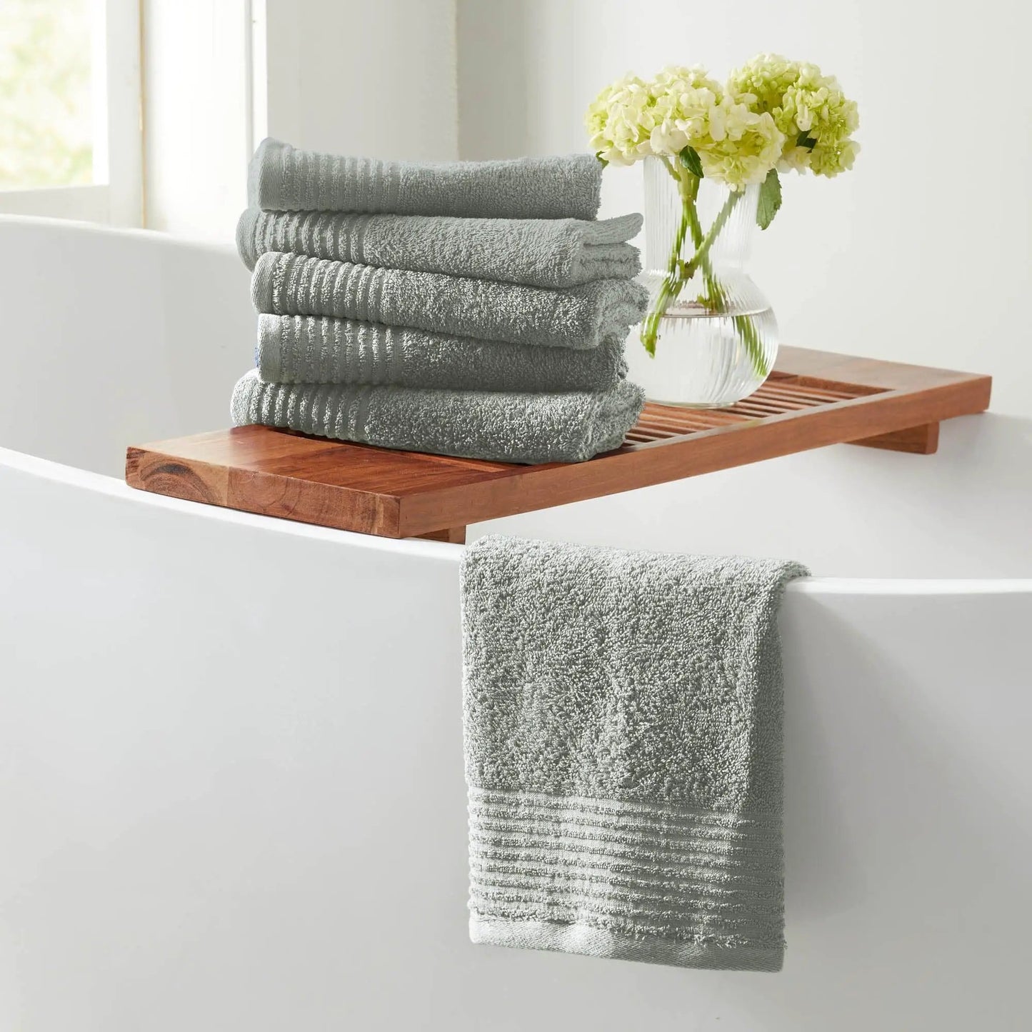 6 Pack Cotton Hand Towels - Kasper Collection from PriceLows™