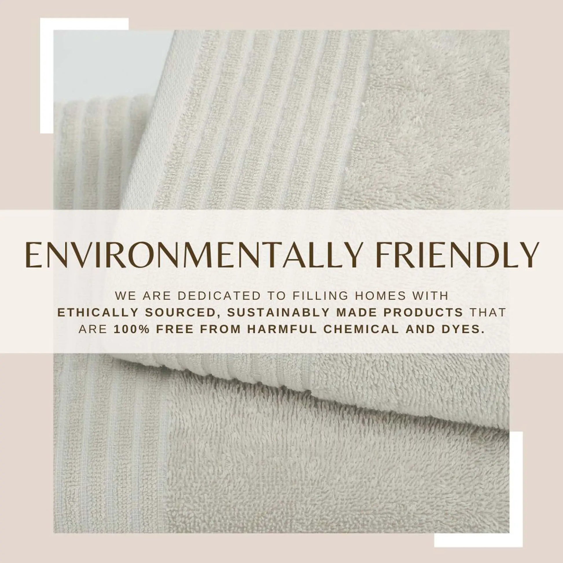 6 Piece Set Cotton Bath Towels - Kasper Collection from PriceLows™