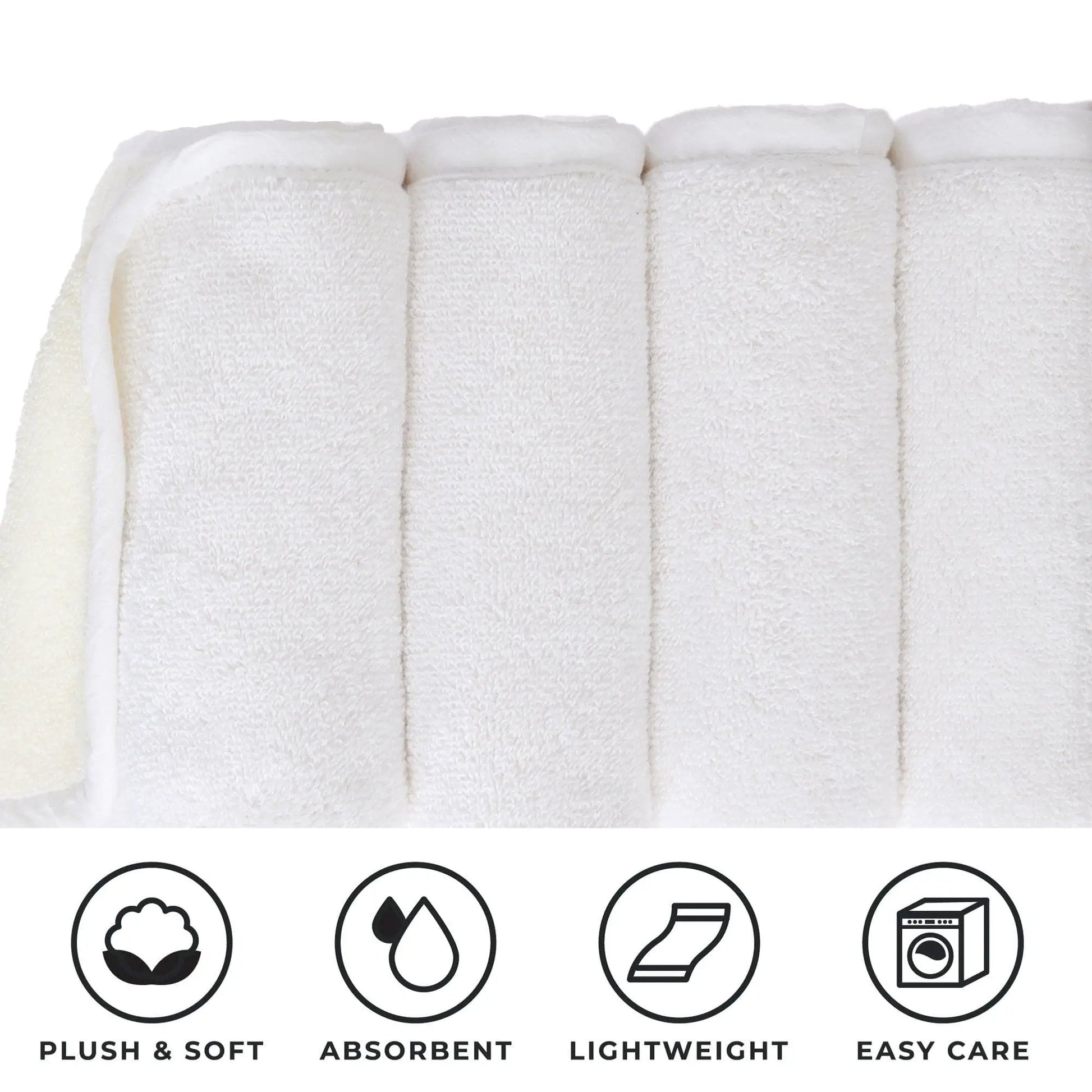 4 Pack Two-Toned Hand Towel - Vanessa Collection from PriceLows™