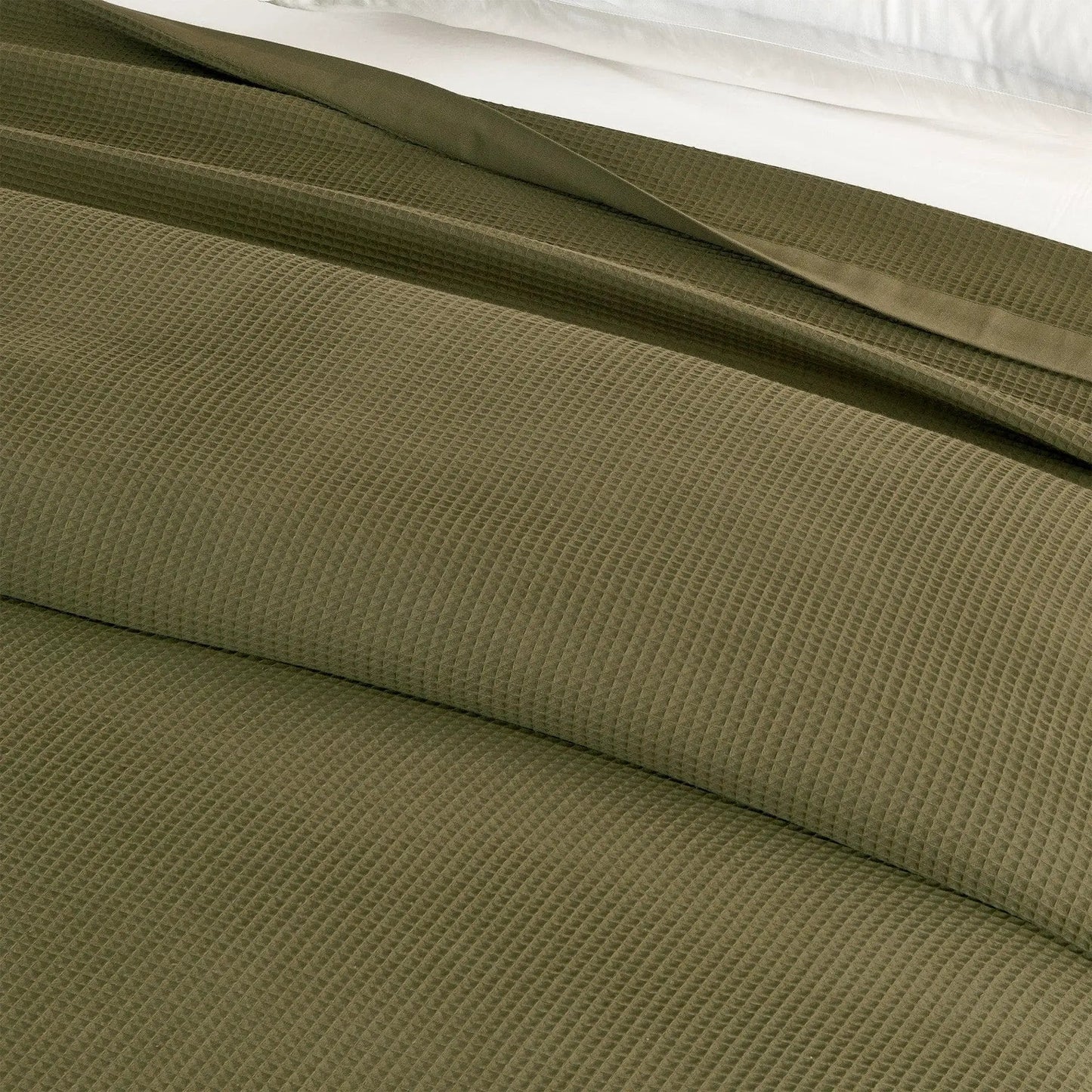 100% Cotton Small Waffle Weave Blanket - Hazel Collection from PriceLows™