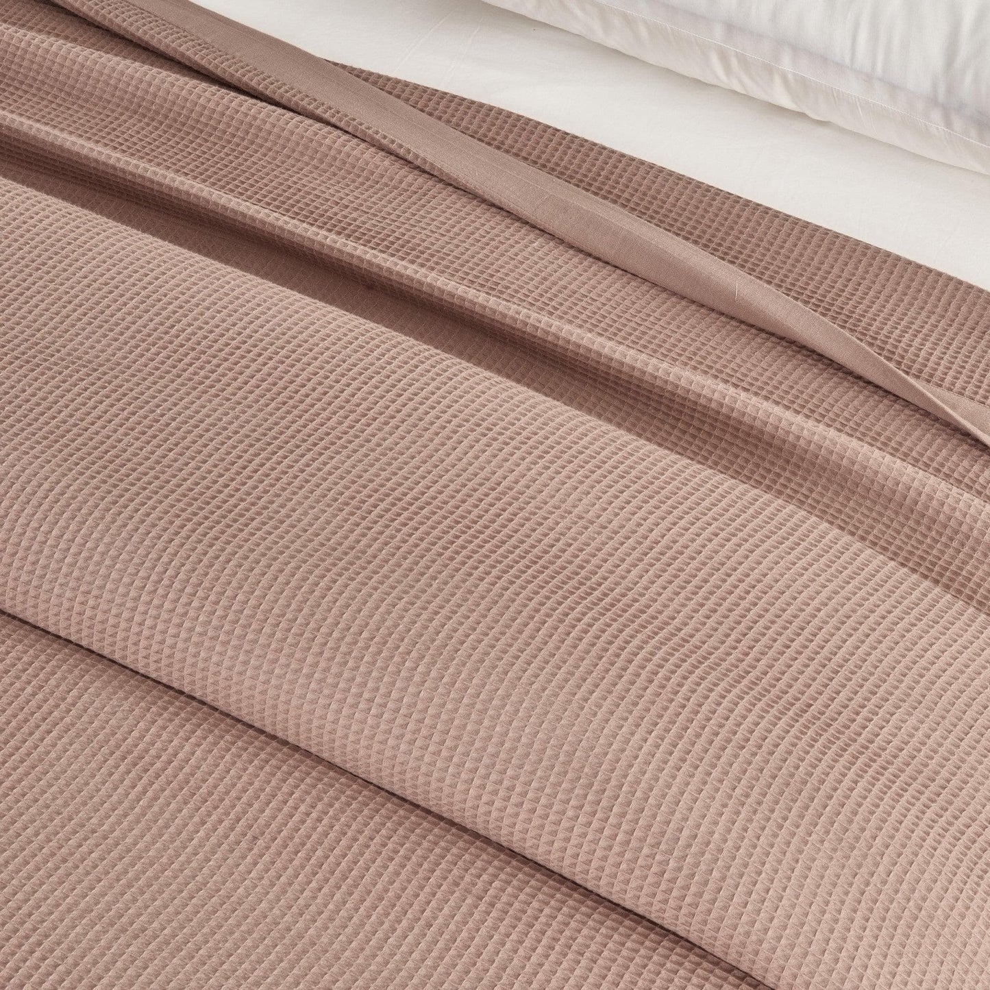 100% Cotton Small Waffle Weave Blanket - Hazel Collection from PriceLows™