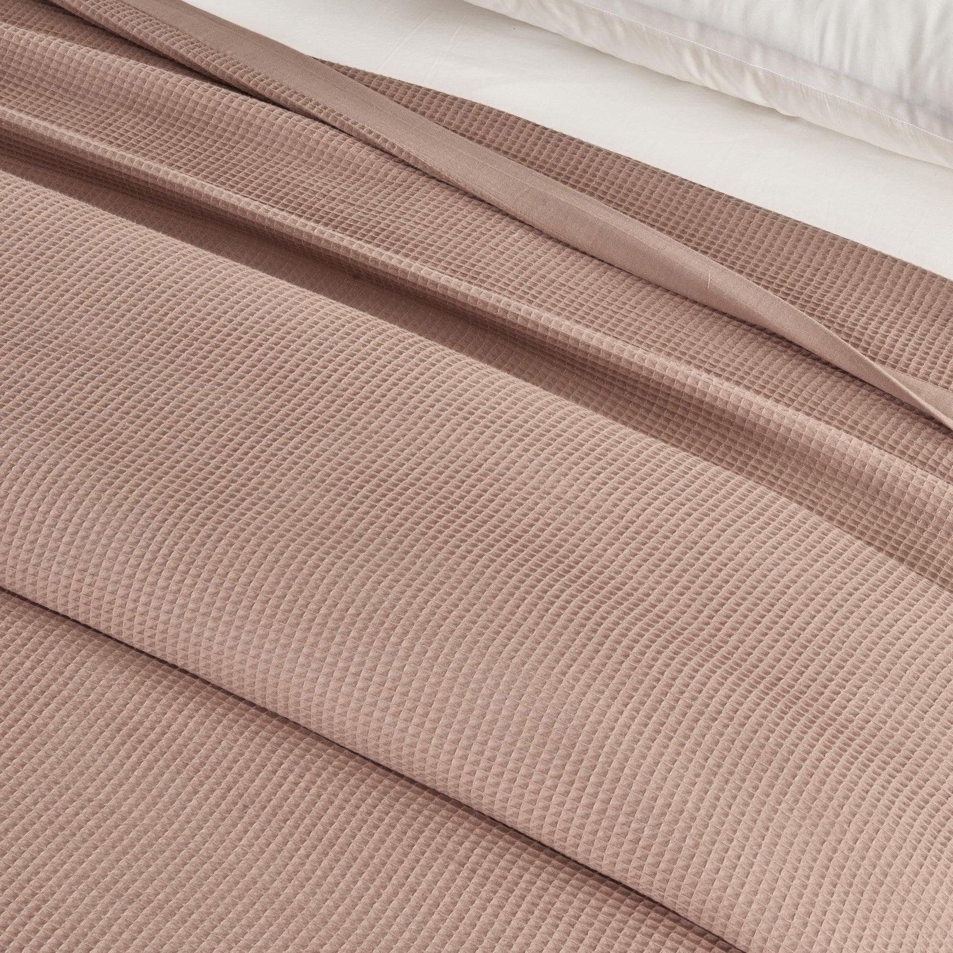 100% Cotton Small Waffle Weave Blanket - Hazel Collection from PriceLows™