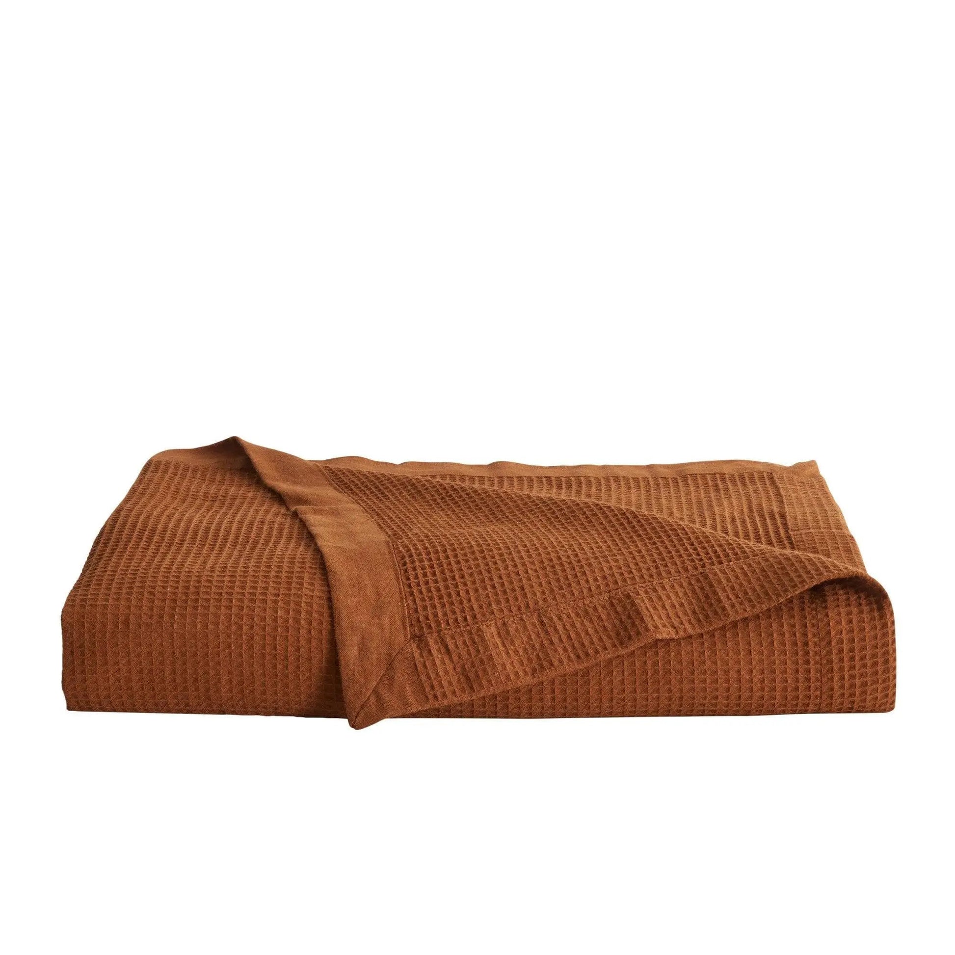 100% Cotton Small Waffle Weave Blanket - Hazel Collection from PriceLows™