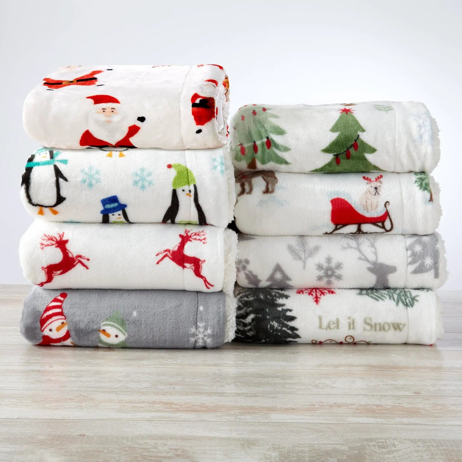 Sherpa Throw Blanket - Eve Collection from PriceLows™