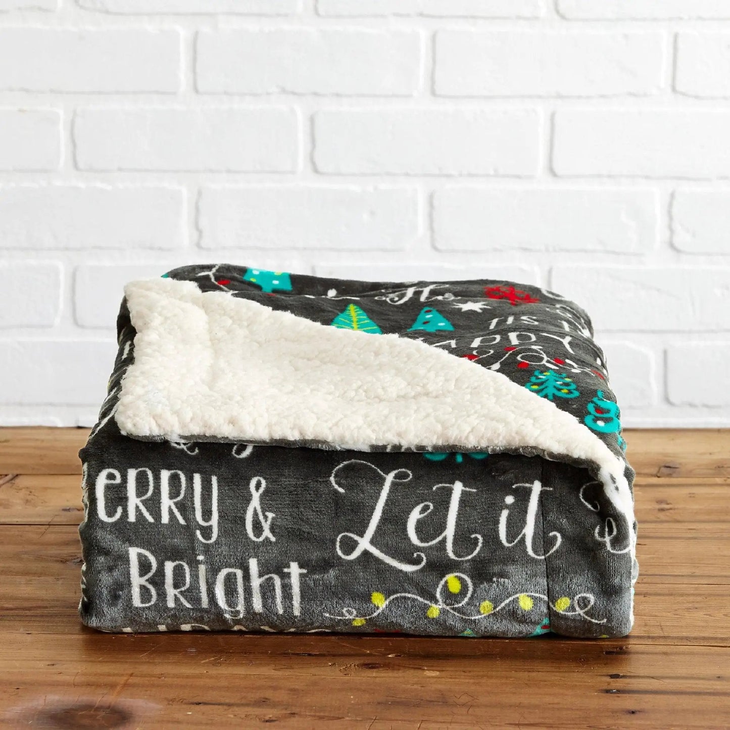 Sherpa Throw Blanket - Eve Collection from PriceLows™
