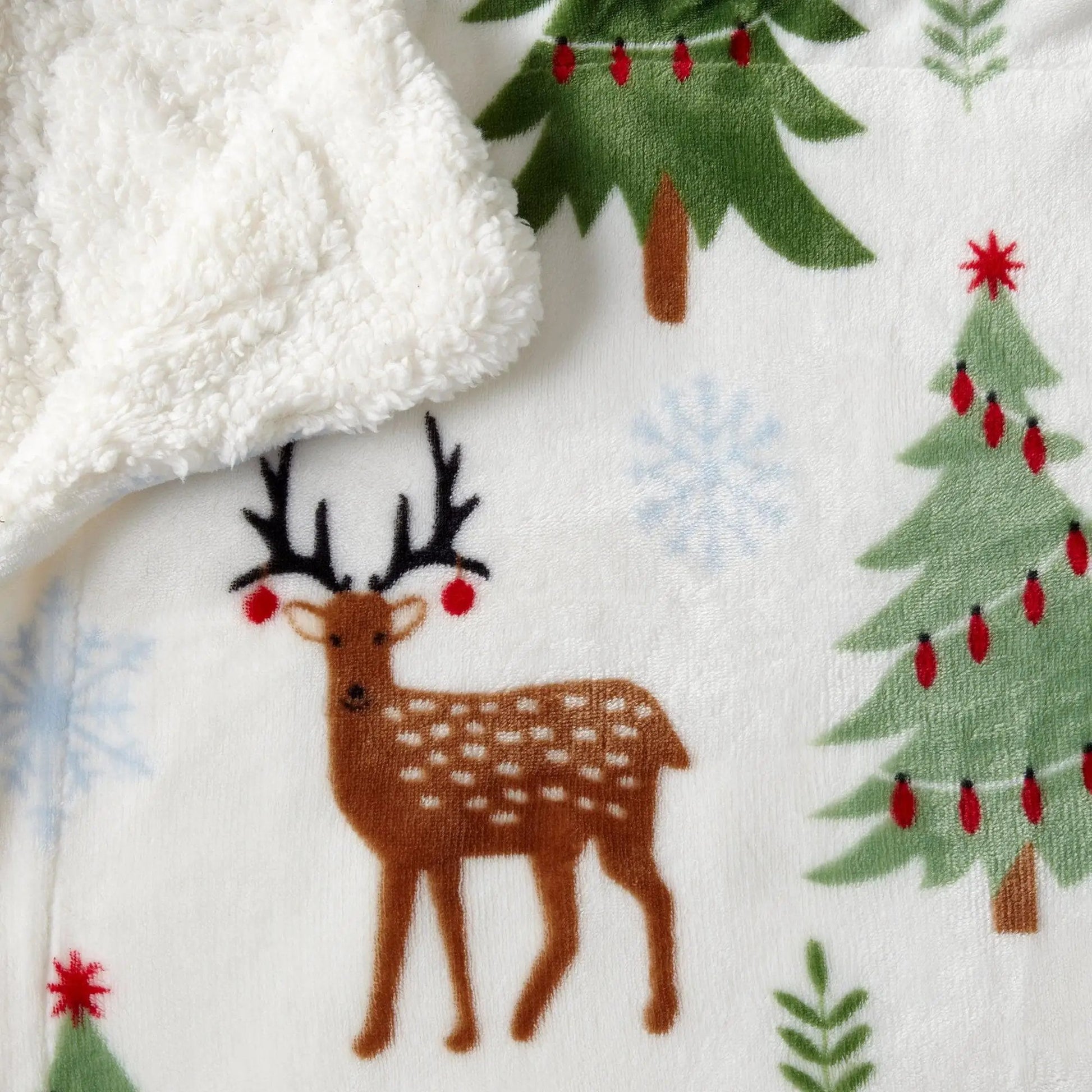Sherpa Throw Blanket - Eve Collection from PriceLows™