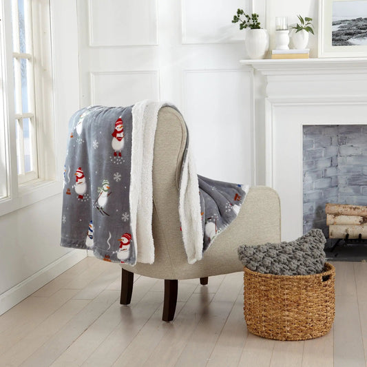Sherpa Throw Blanket - Eve Collection from PriceLows™