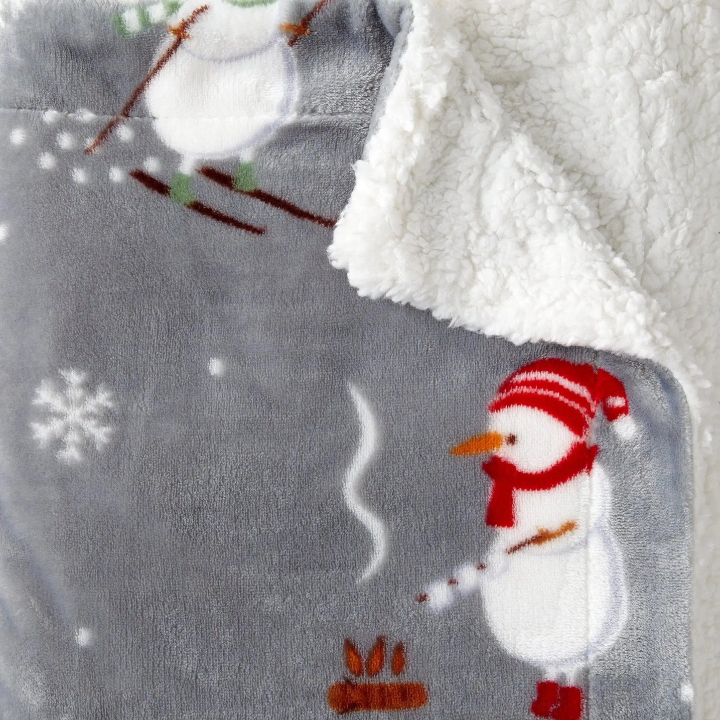 Sherpa Throw Blanket - Eve Collection from PriceLows™