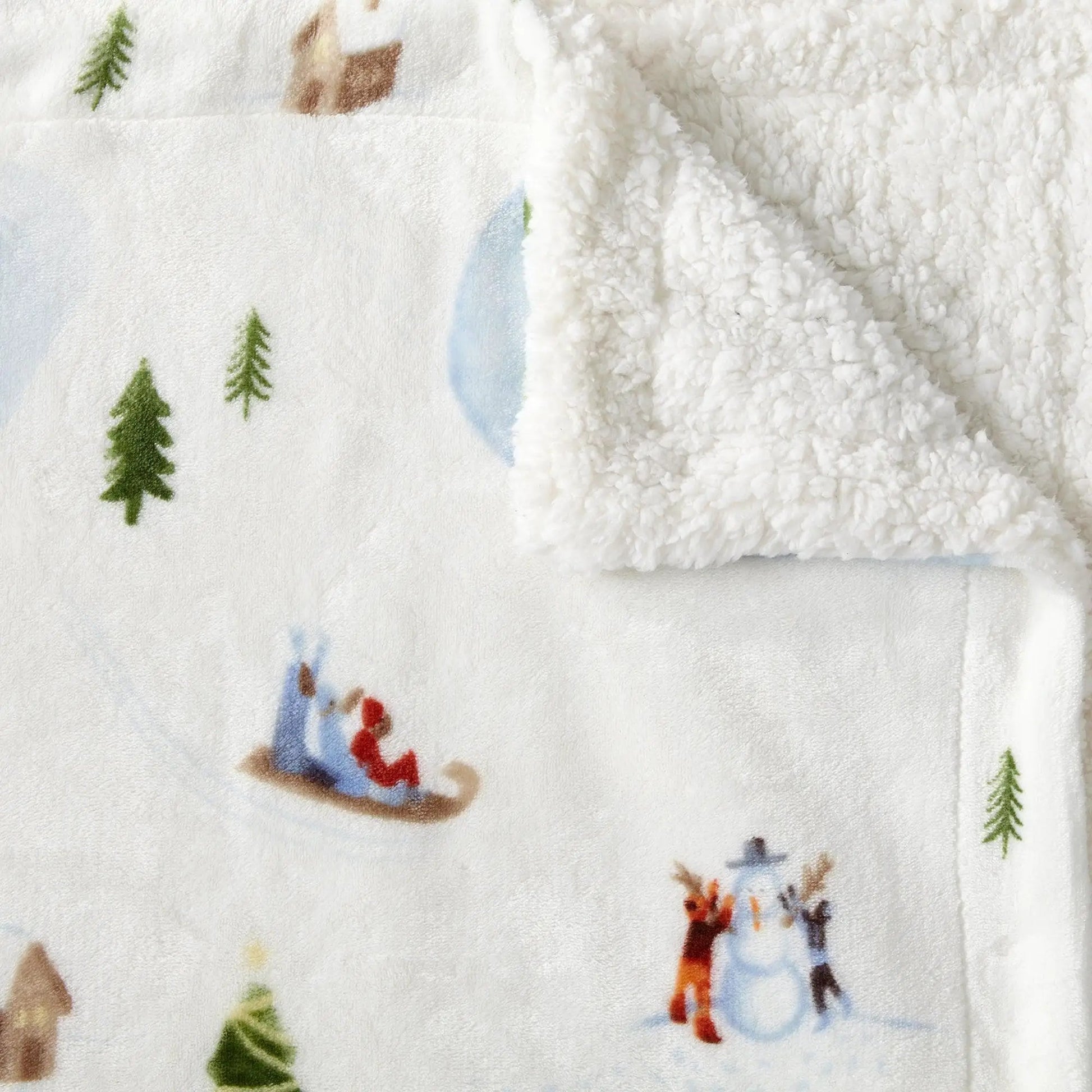 Sherpa Throw Blanket - Hudson Collection from PriceLows™