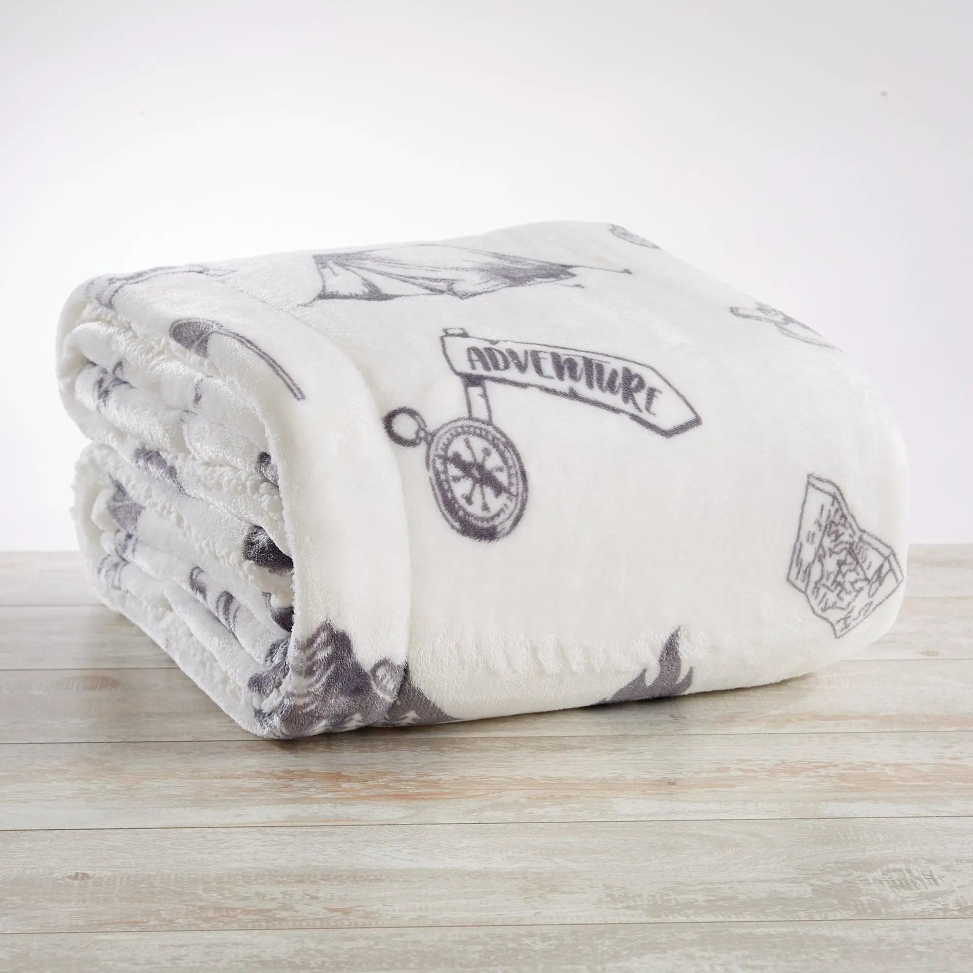 Sherpa Throw Blanket - Hudson Collection from PriceLows™