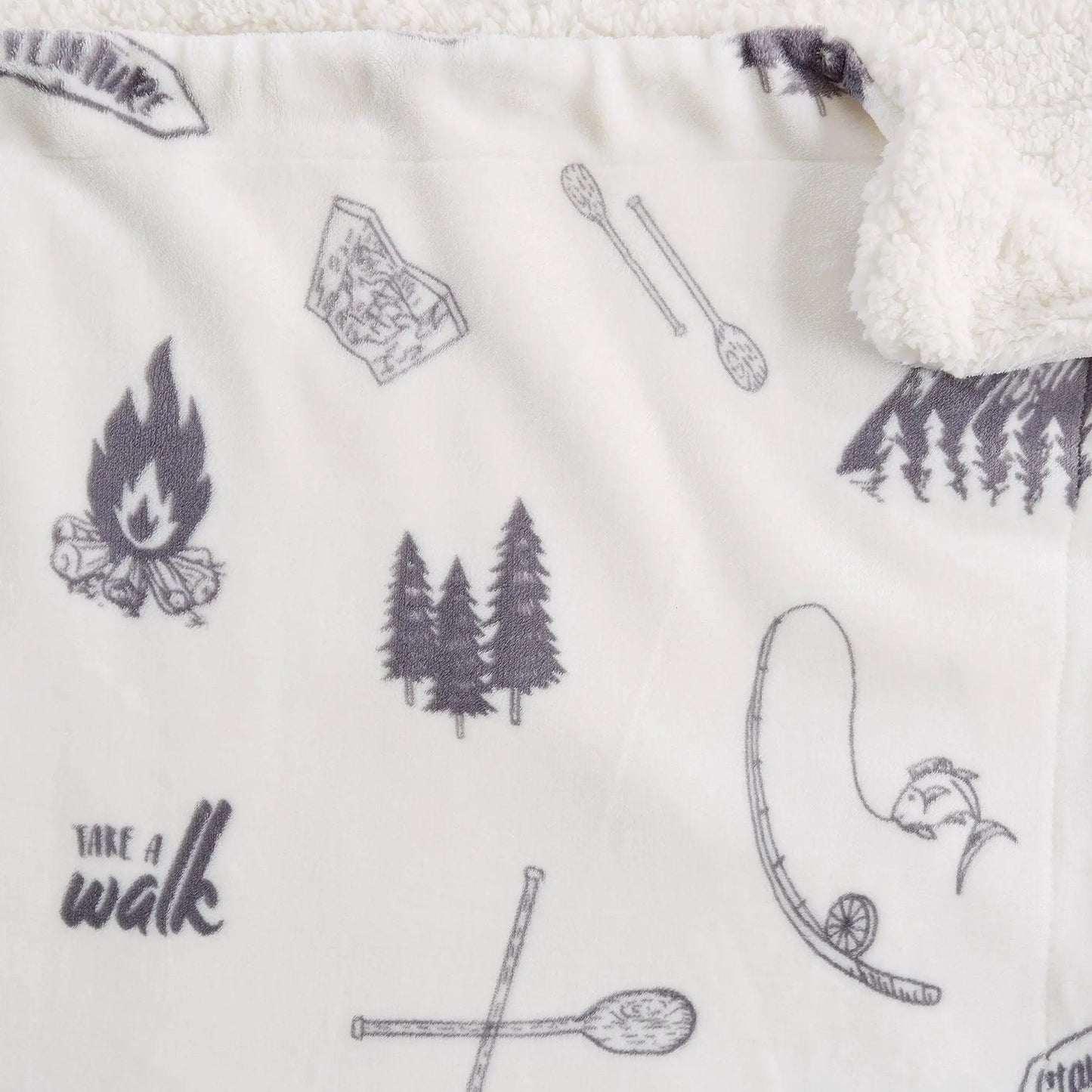 Sherpa Throw Blanket - Hudson Collection from PriceLows™