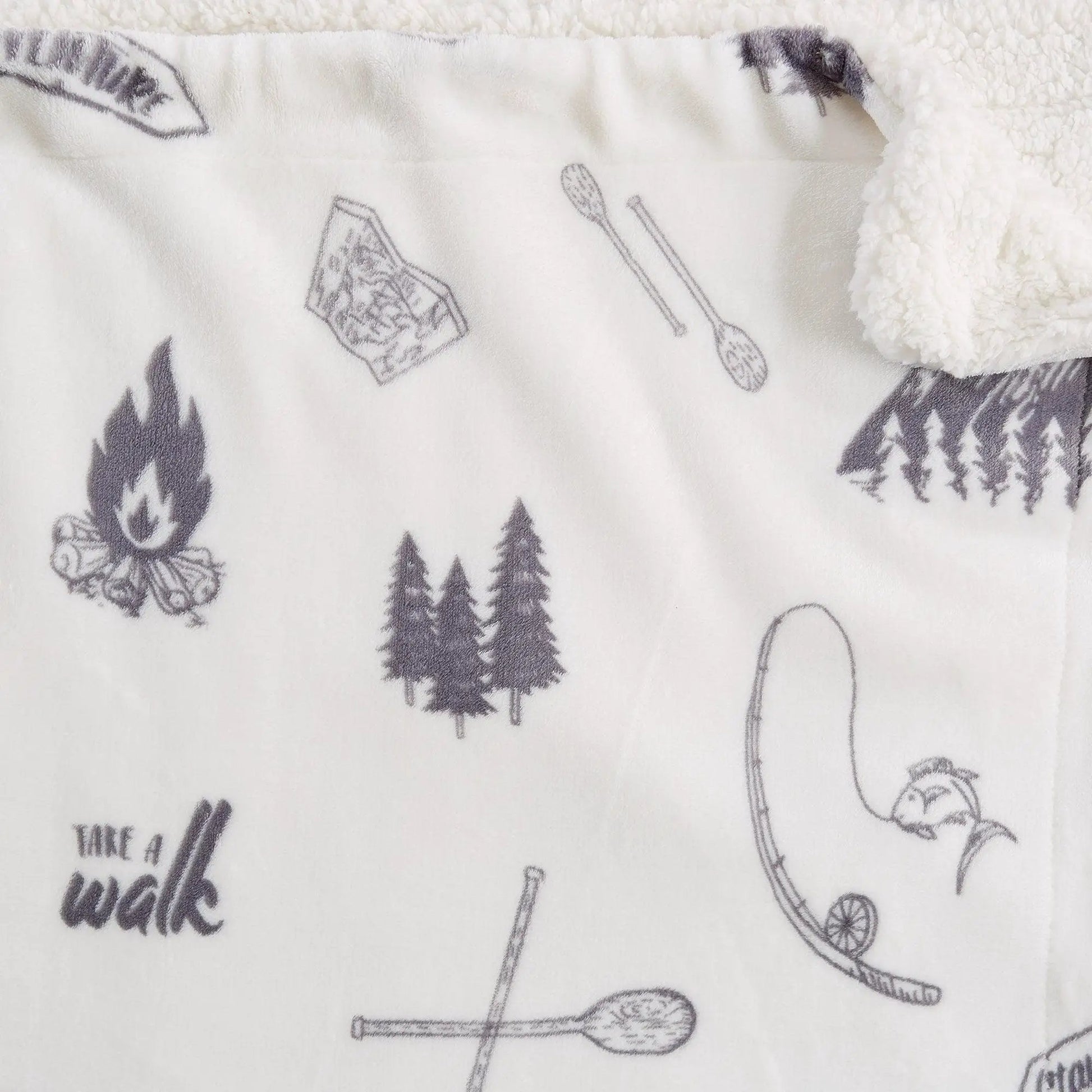 Sherpa Throw Blanket - Hudson Collection from PriceLows™
