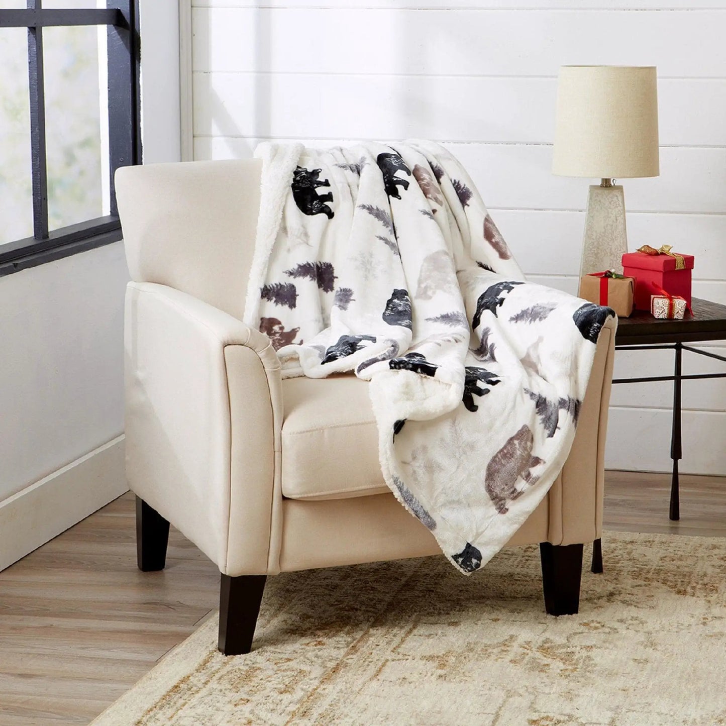 Sherpa Throw Blanket - Hudson Collection from PriceLows™