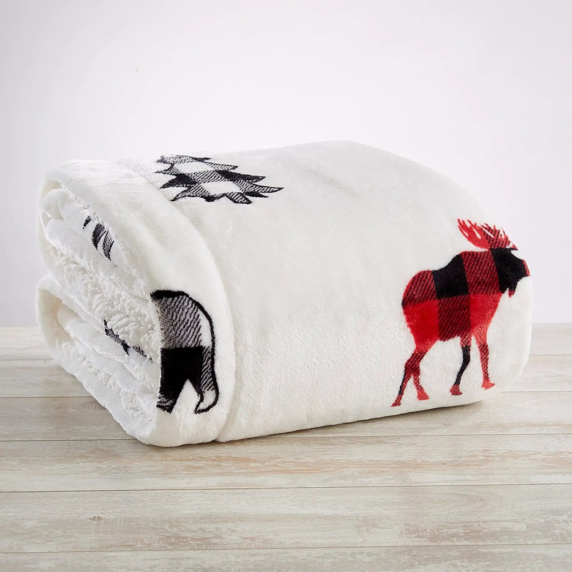 Sherpa Throw Blanket - Hudson Collection from PriceLows™