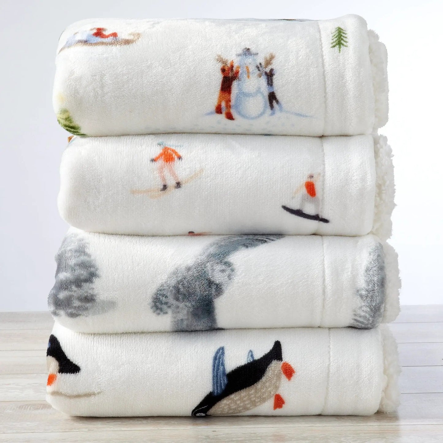 Sherpa Throw Blanket - Hudson Collection from PriceLows™