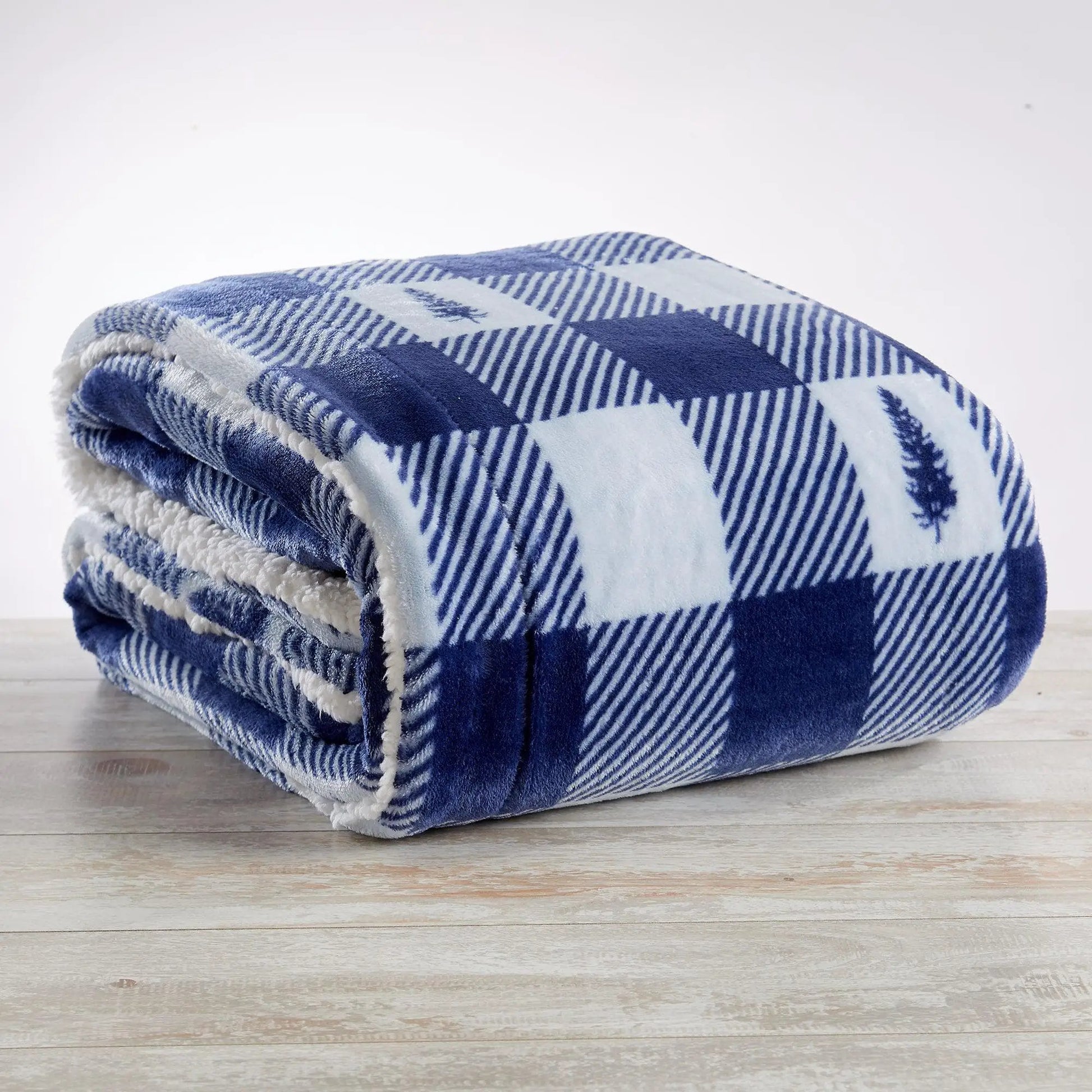 Sherpa Throw Blanket - Hudson Collection from PriceLows™