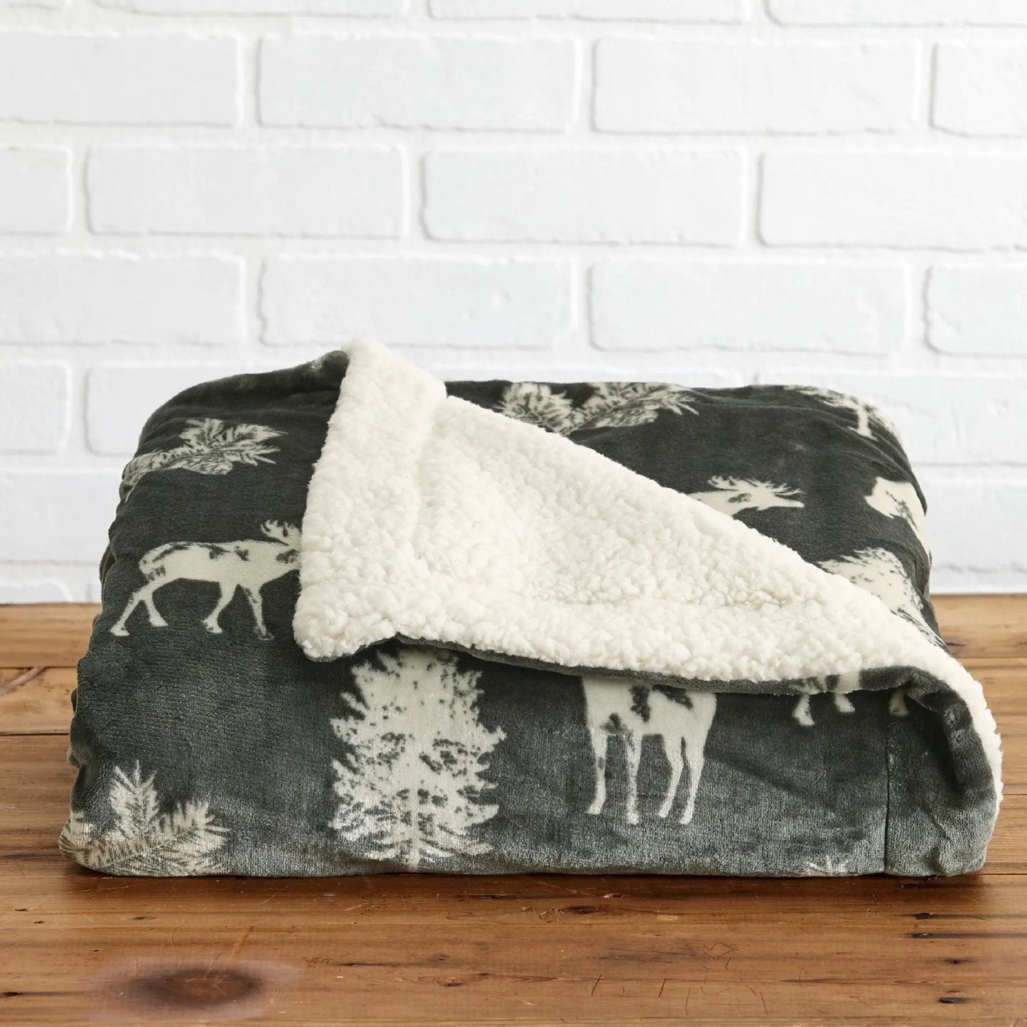 Sherpa Throw Blanket - Hudson Collection from PriceLows™