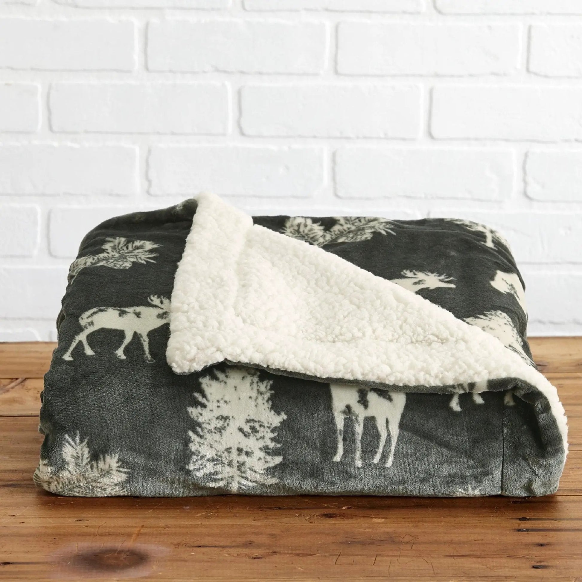 Sherpa Throw Blanket - Hudson Collection from PriceLows™