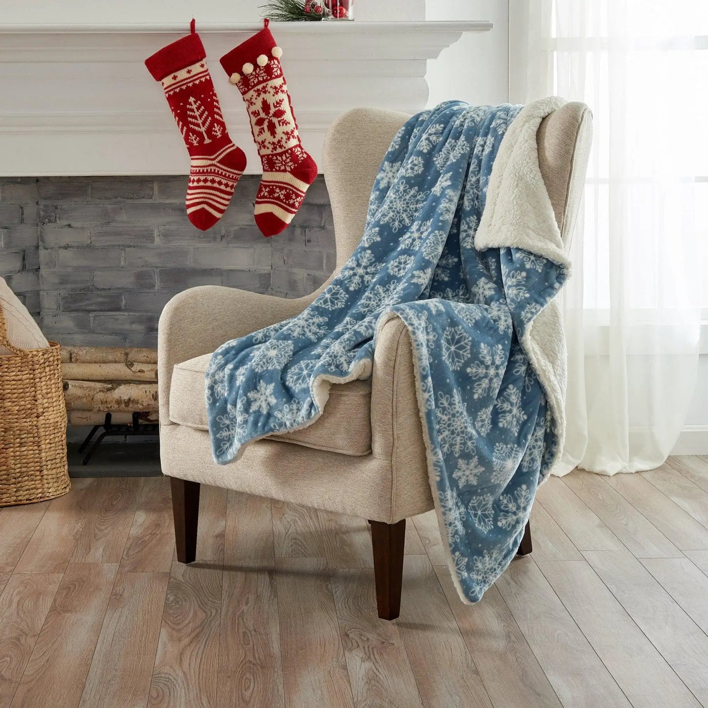 Velvet Plush Sherpa Luxury Bed Blanket - Cielo Collection from PriceLows™