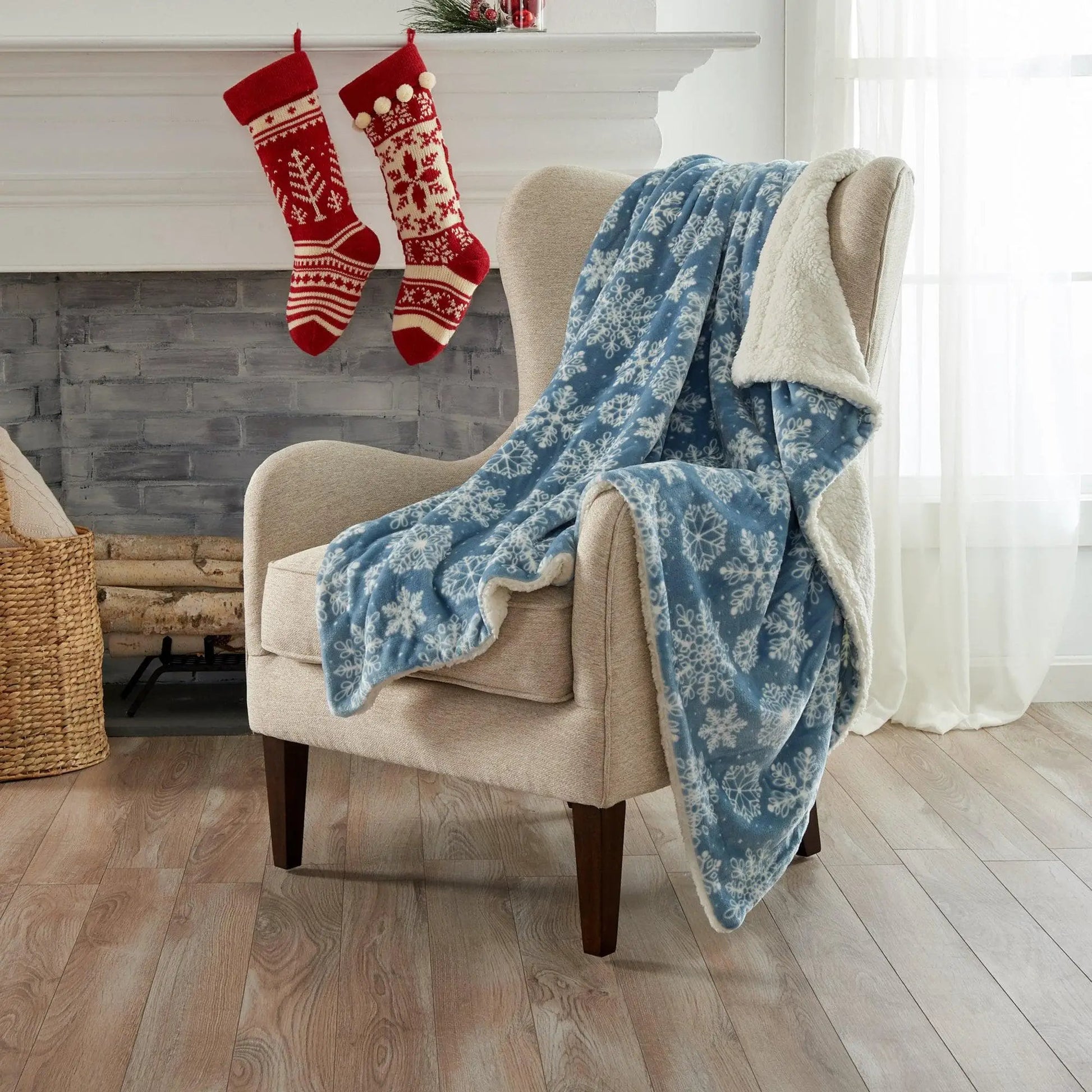 Velvet Plush Sherpa Luxury Bed Blanket - Cielo Collection from PriceLows™