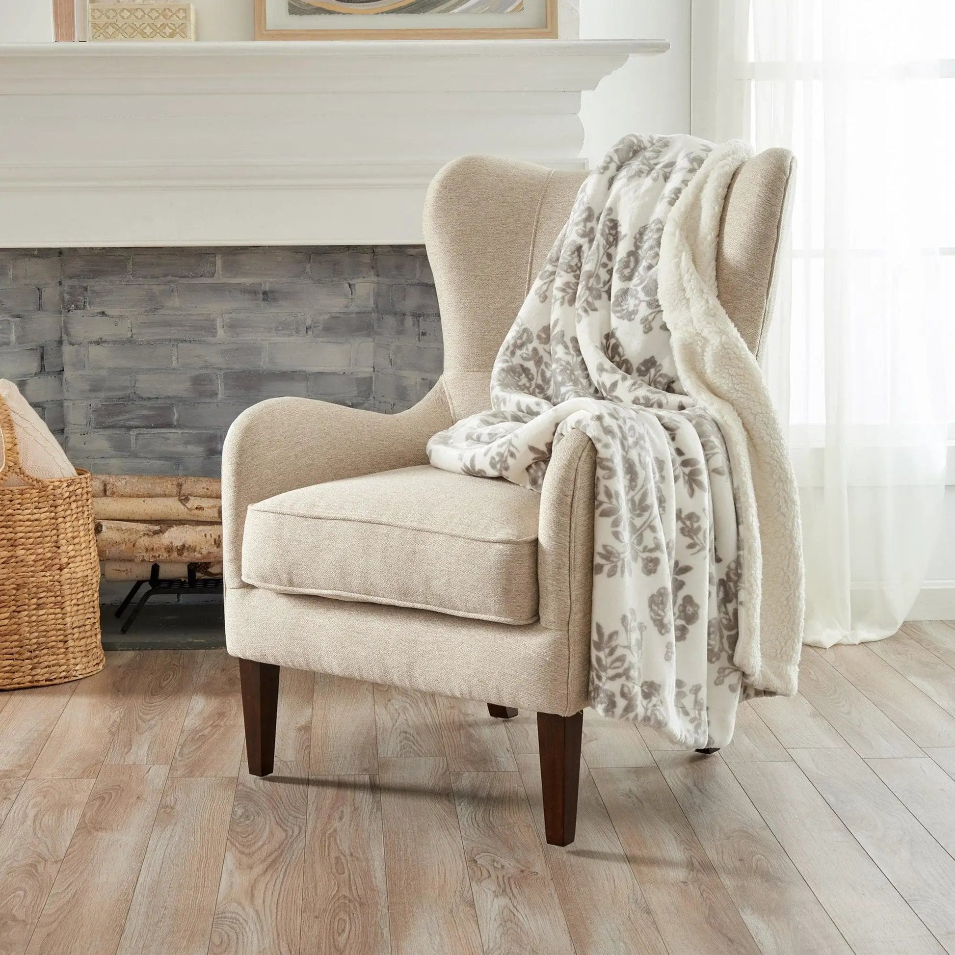 Velvet Plush Sherpa Luxury Bed Blanket - Cielo Collection from PriceLows™