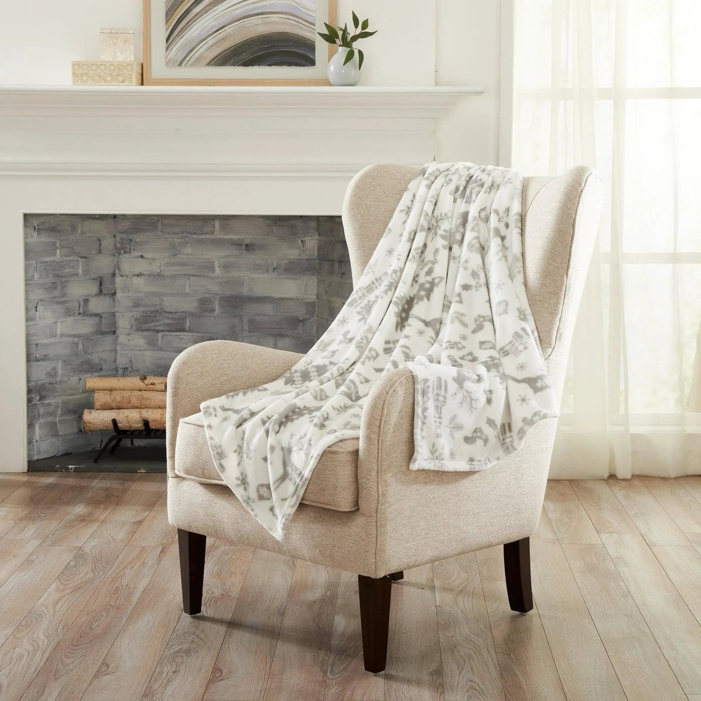 Velvet Throw Blanket - Pearl Collection from PriceLows™