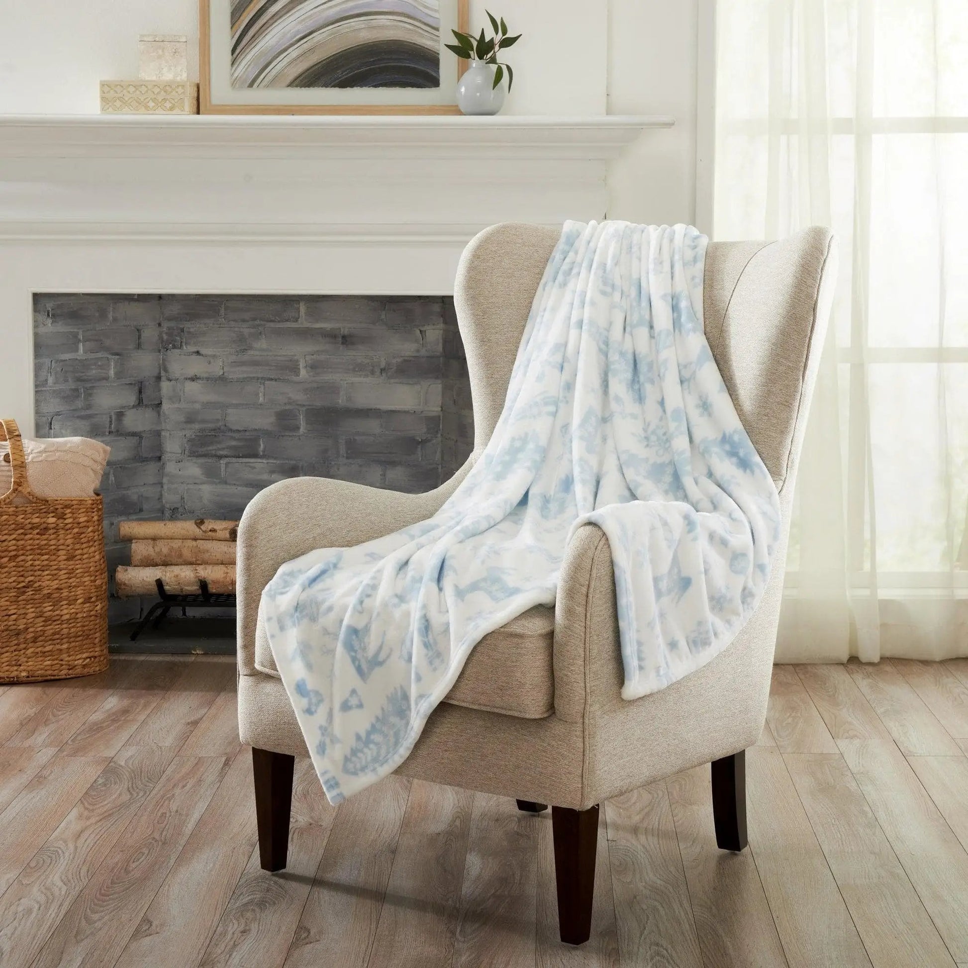 Velvet Throw Blanket - Pearl Collection from PriceLows™
