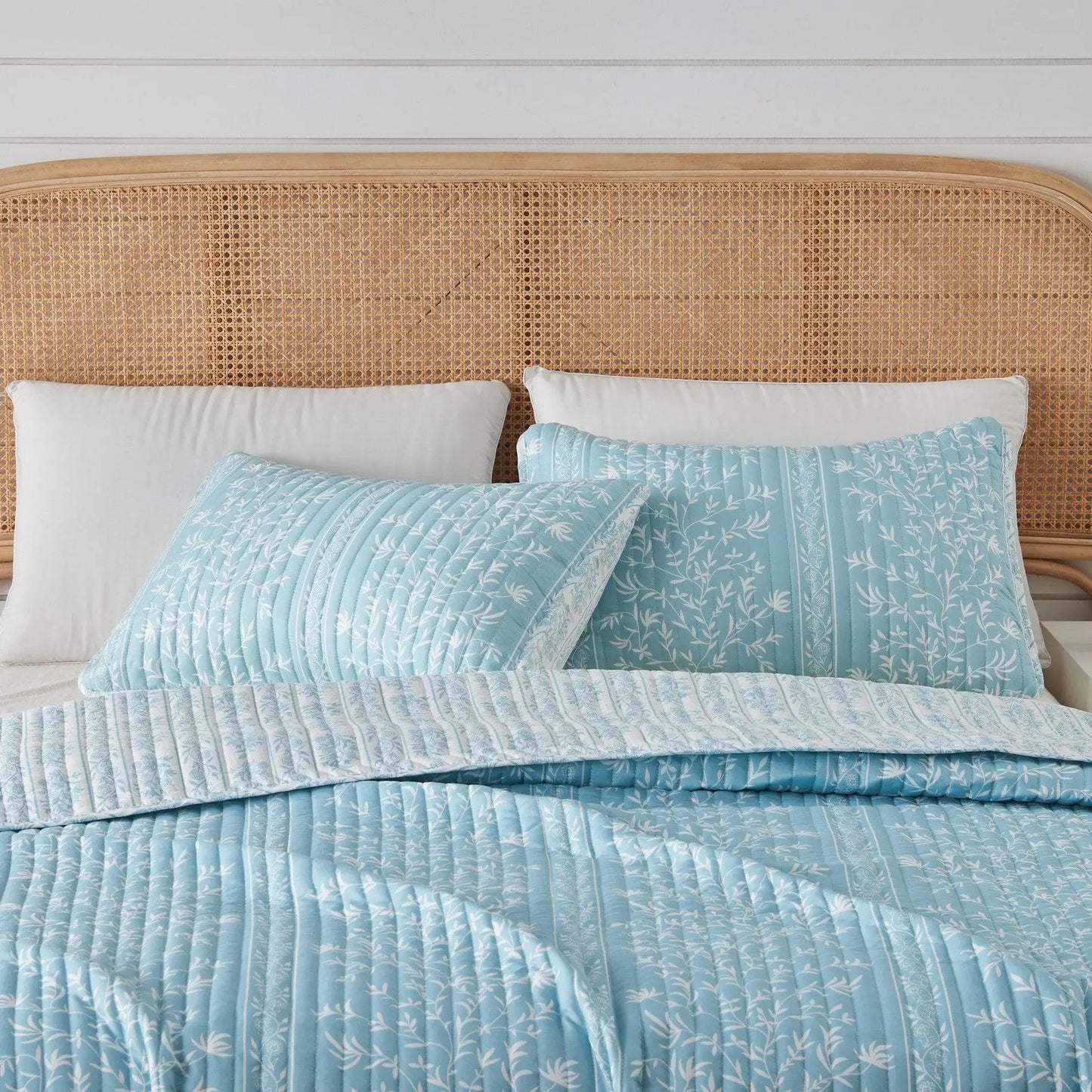 Blue Floral Quilt Set - Senna Collection from PriceLows™