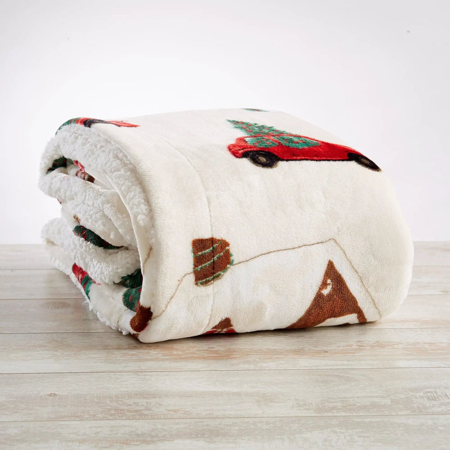Holiday Sherpa Throw - Esmay Collection from PriceLows™