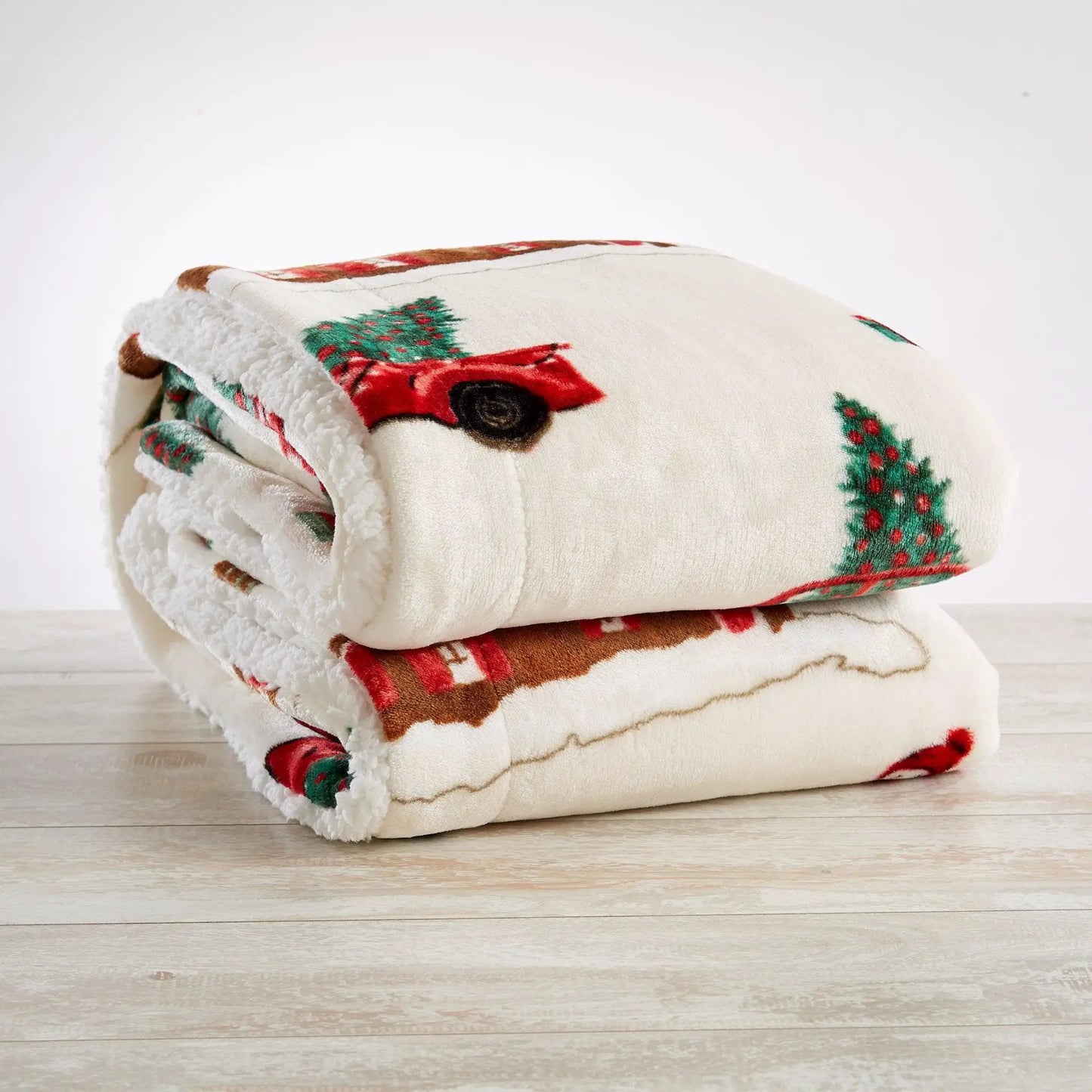 Holiday Sherpa Throw - Esmay Collection from PriceLows™