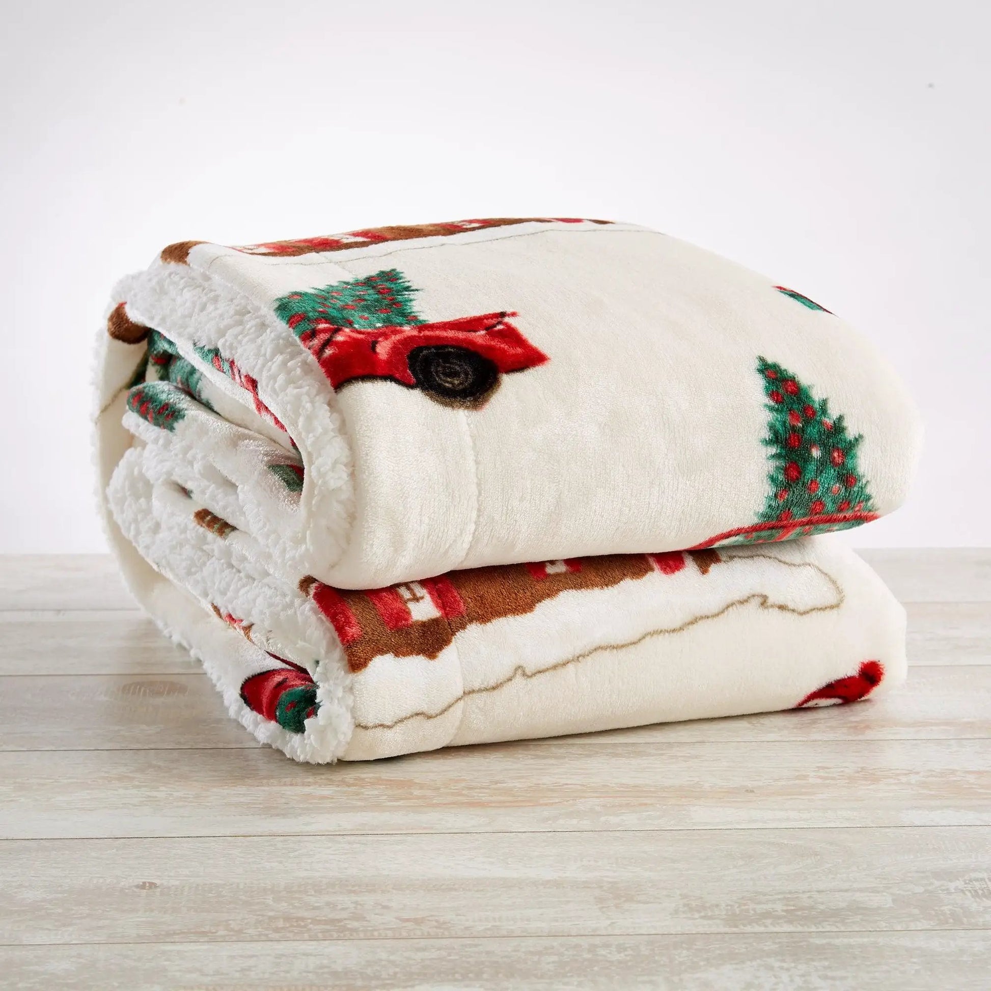 Holiday Sherpa Throw - Esmay Collection from PriceLows™