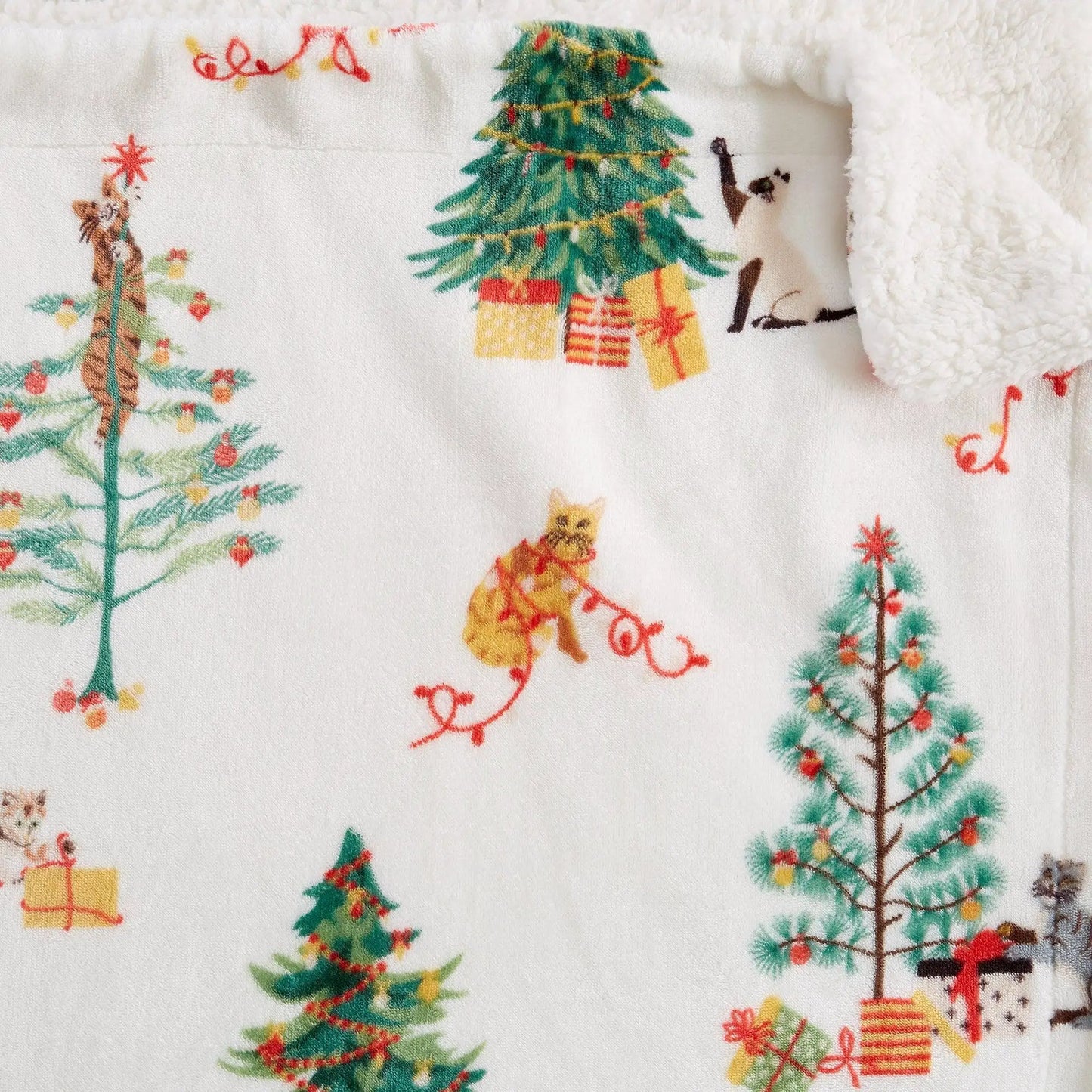 Holiday Sherpa Throw - Esmay Collection from PriceLows™