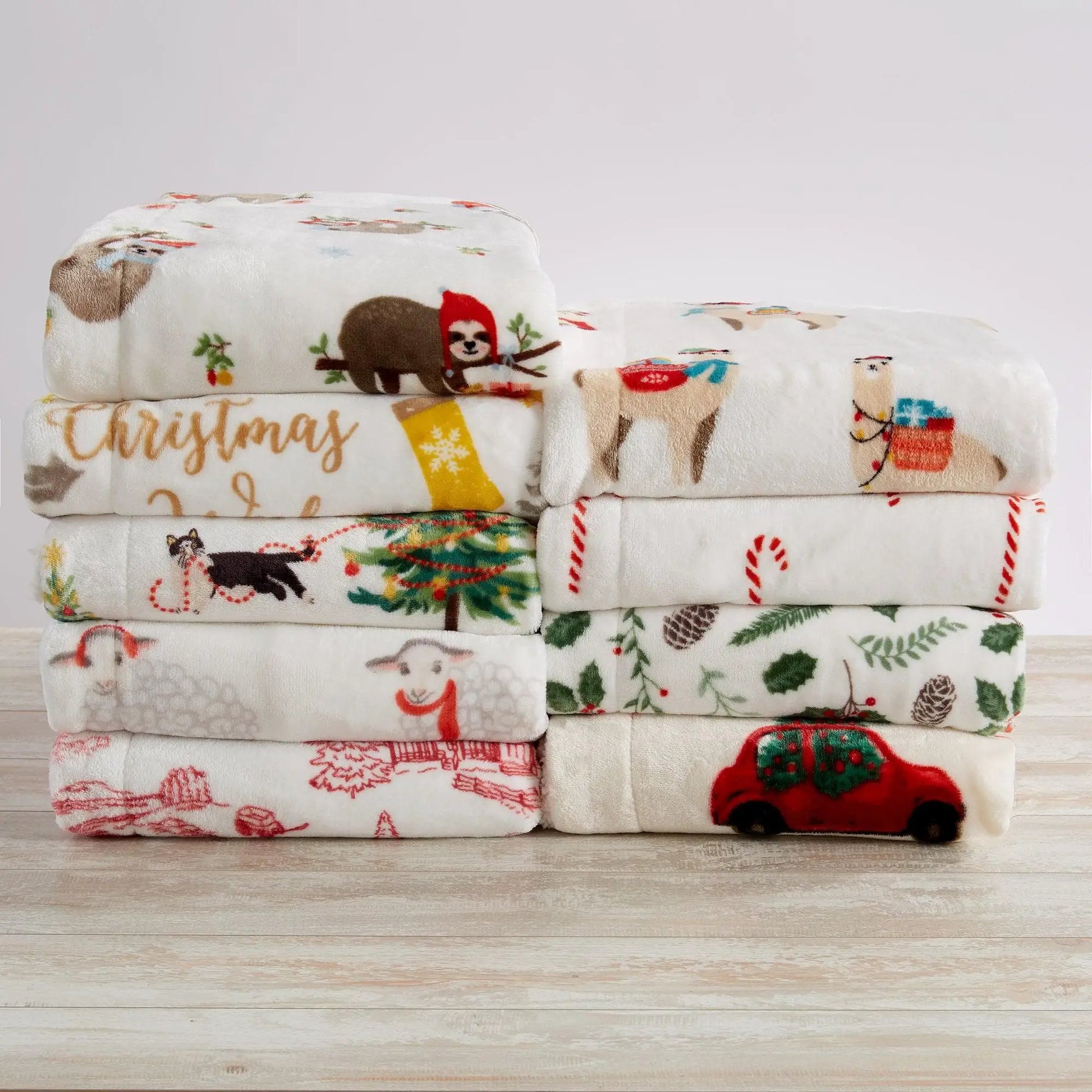 Holiday Sherpa Throw - Esmay Collection from PriceLows™