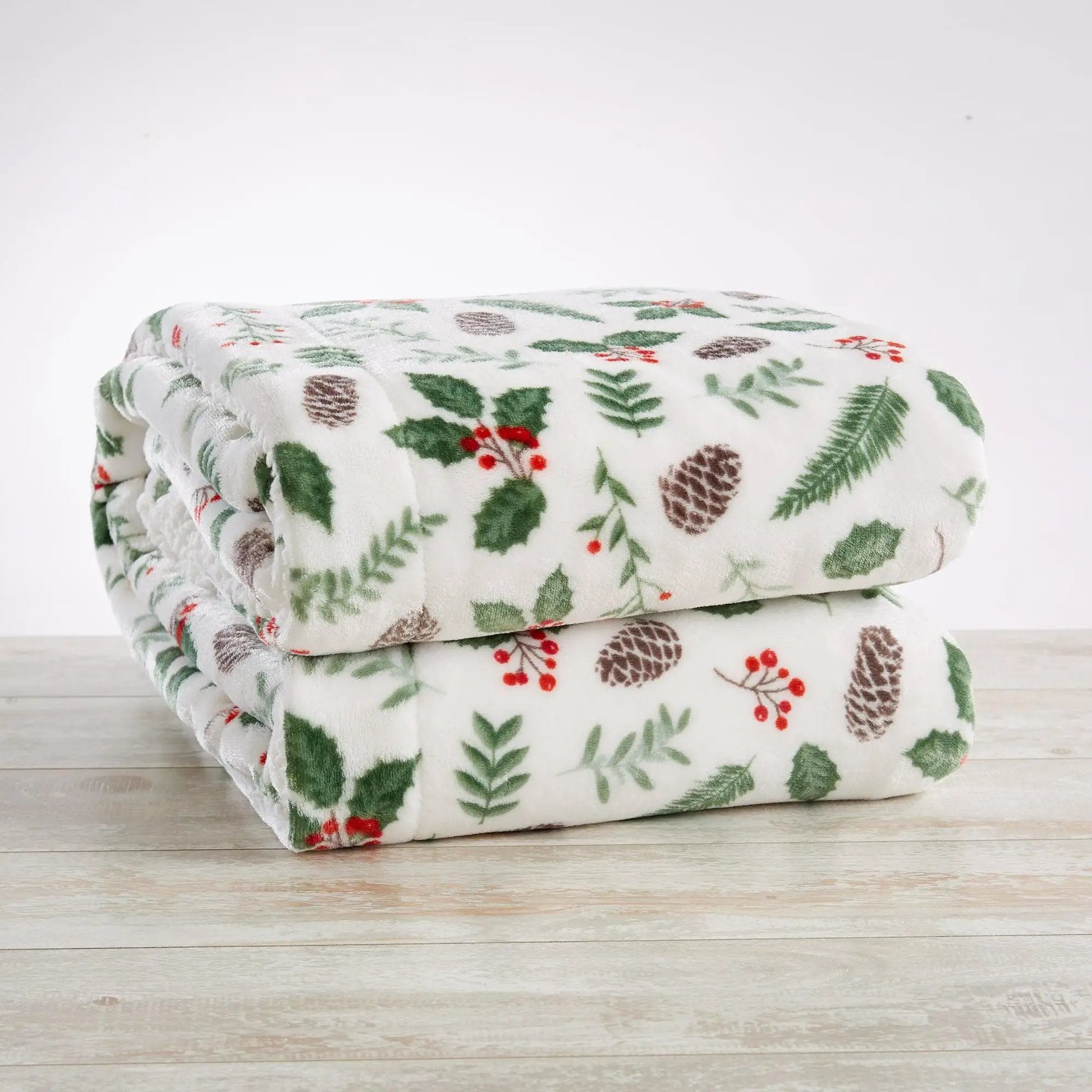 Holiday Sherpa Throw - Esmay Collection from PriceLows™